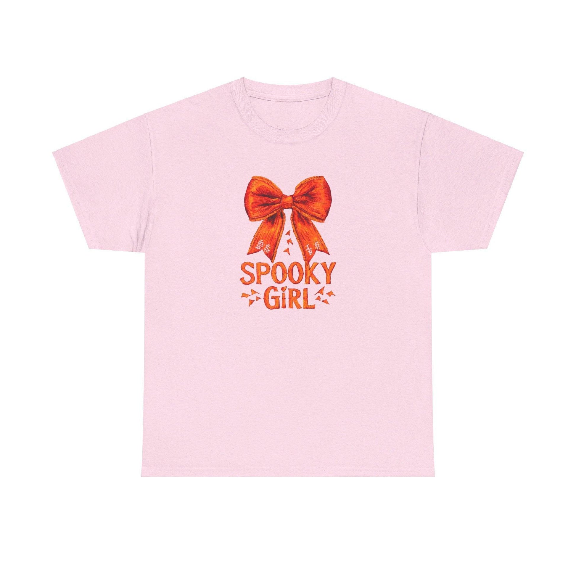 Spooky Girl Coquette Cotton Tee - Cosmic Creations by Karen