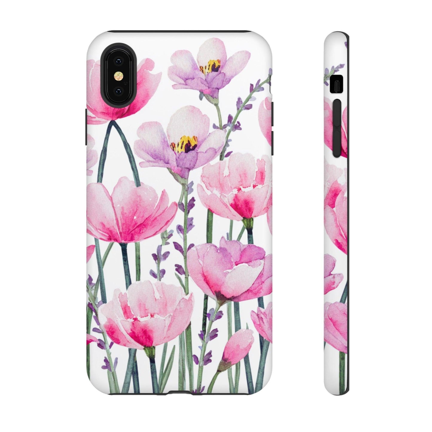 Tough Cellphone Case :" Eclectic Elegance Phone Case Collection" ( Floral patterns)