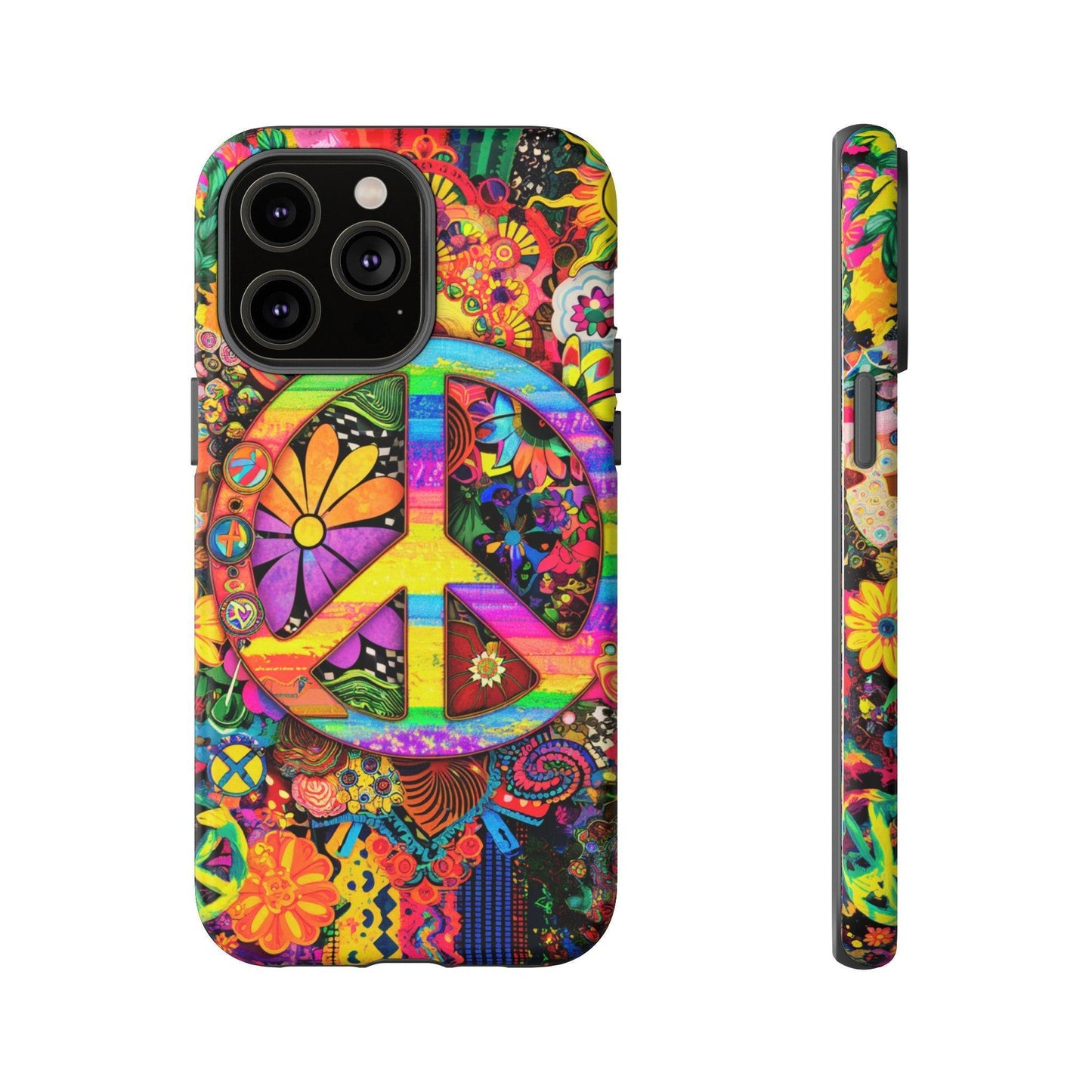 Tough Phone Case :" Eclectic Elegance Phone Case Collection" ( Hippie Style patterns)