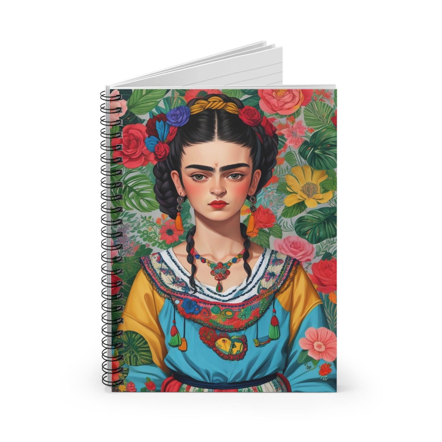 Inspiration Frida Notebook for gift, Ideal for writing, planning, school, collegue a creative gift for students, friends, artist, women - Cosmic Creations by Karen