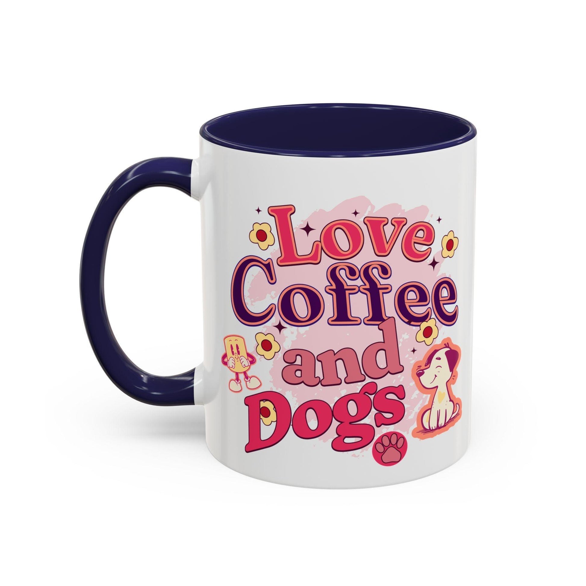 Love, coffee and dogs Mug (11, 15oz) - Cosmic Creations by Karen