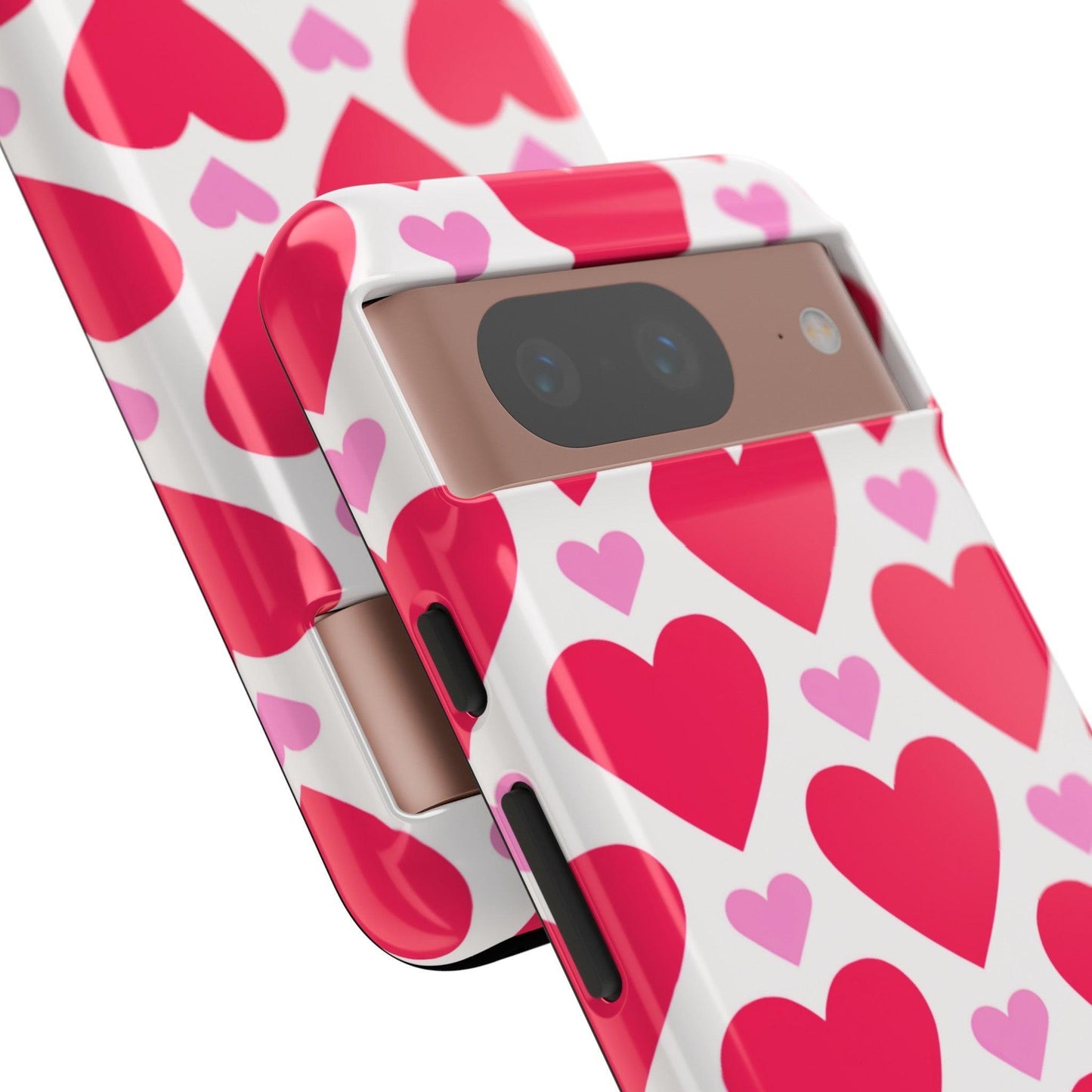 Tough Phone Case :" Eclectic Elegance Phone Case Collection" ( Hearts patterns)