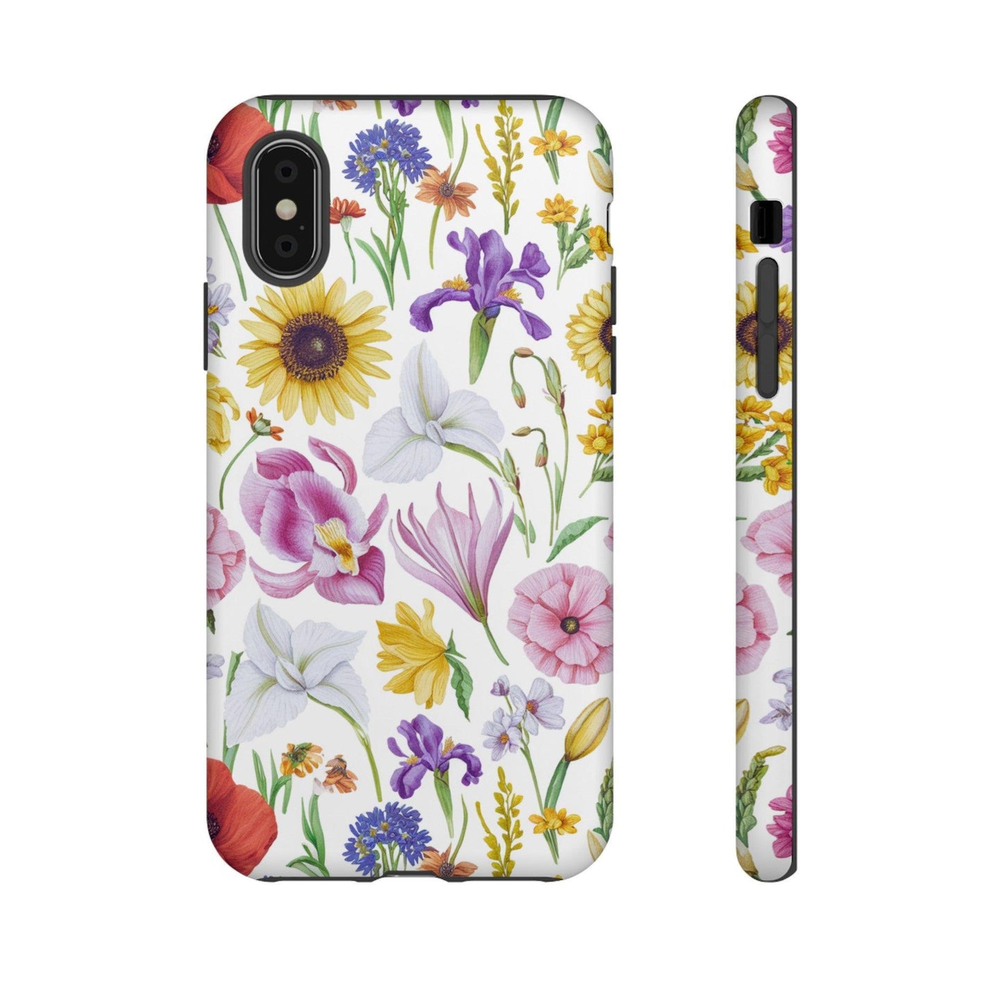 Tough Cellphone Case :" Eclectic Elegance Phone Case Collection" ( Floral patterns)