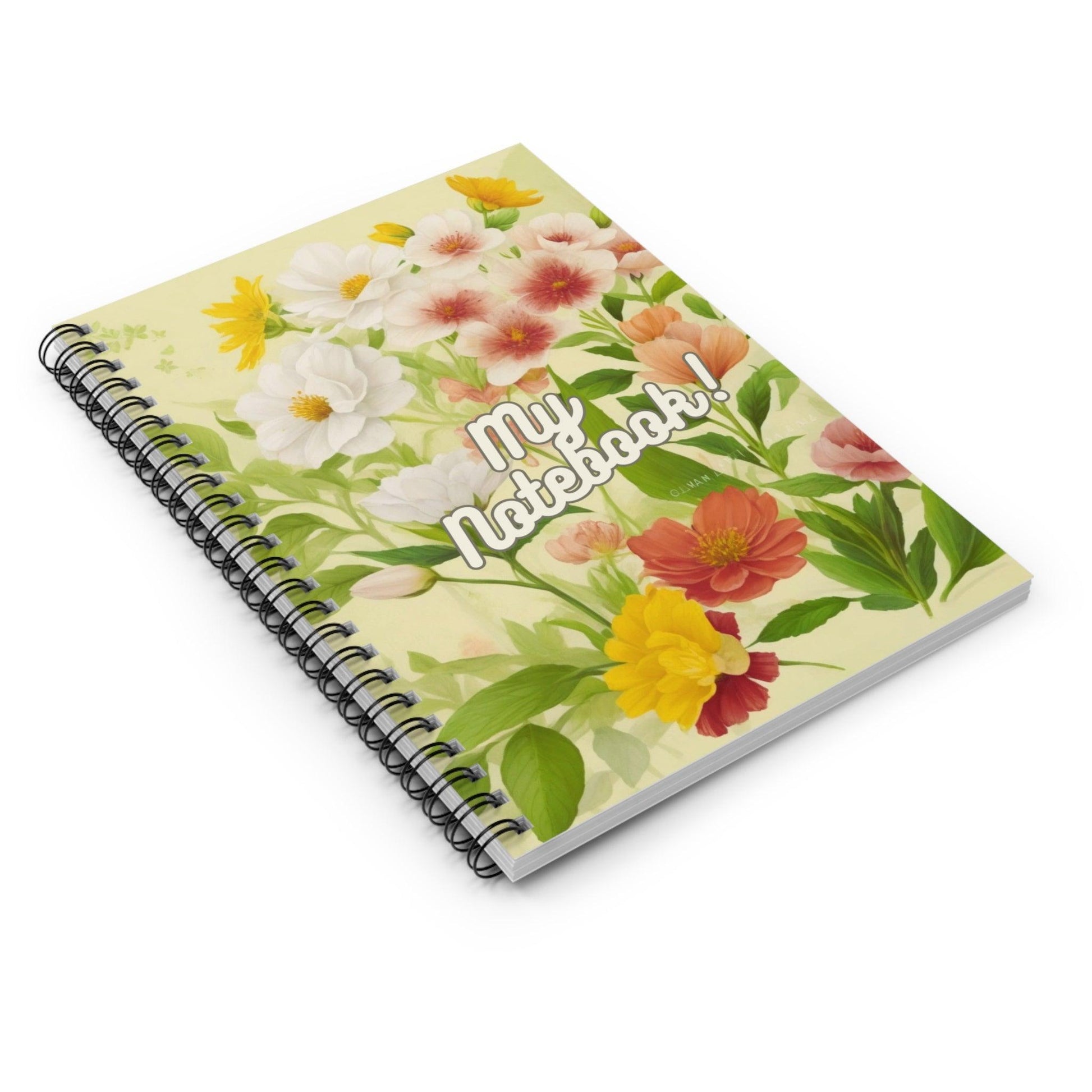 Floral and Butterfly Spiral Notebook Collection - Cosmic Creations by Karen