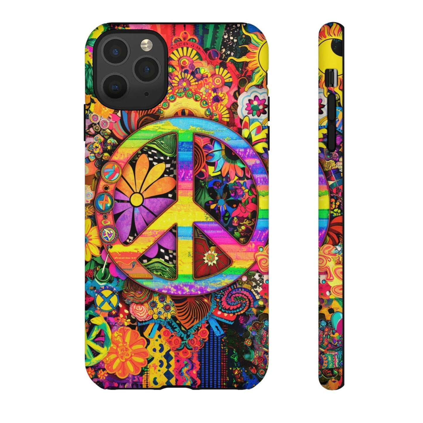 Tough Phone Case :" Eclectic Elegance Phone Case Collection" ( Hippie Style patterns)