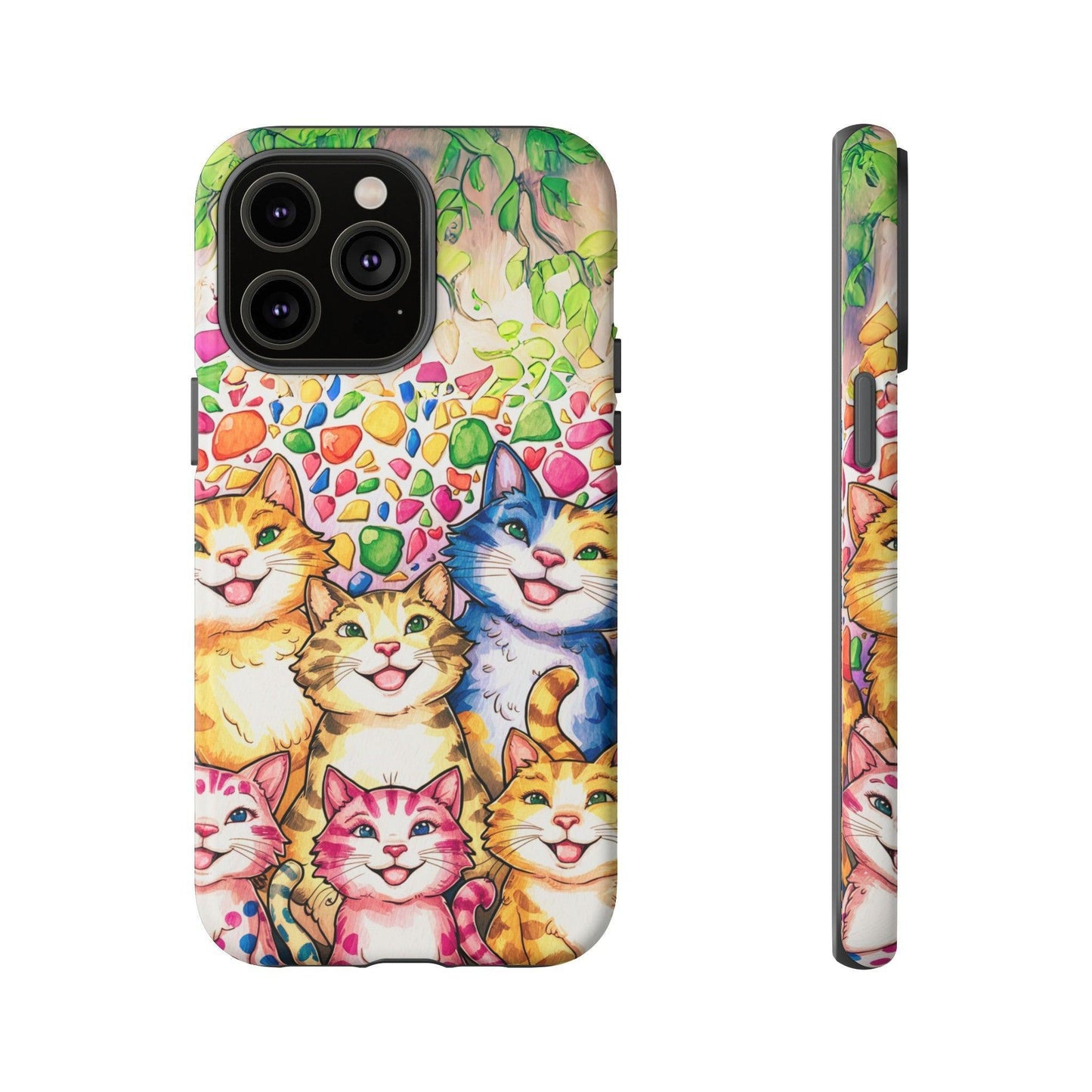 Cat Lovers Collection Tough Cellphone Case - Cosmic Creations by Karen