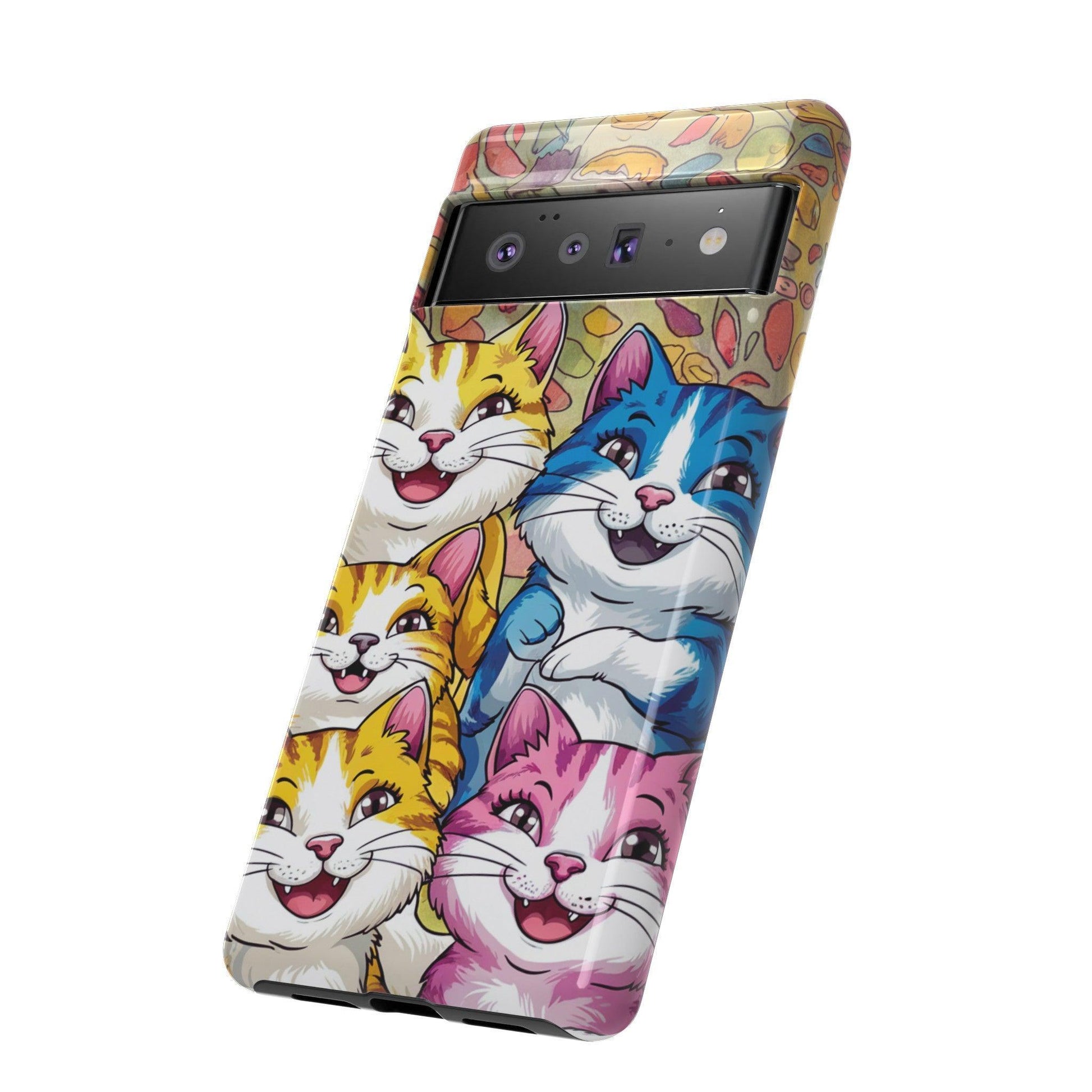 Cat Lovers Collection Tough Cellphone Case - Cosmic Creations by Karen