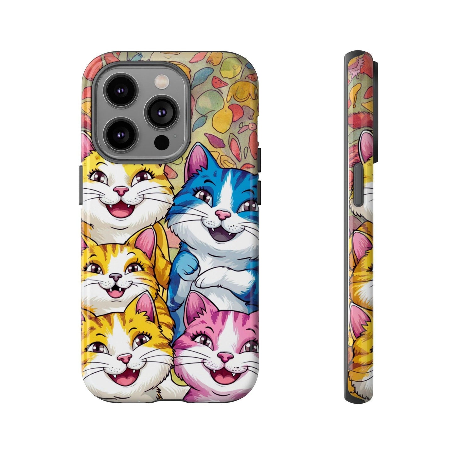 Cat Lovers Collection Tough Cellphone Case - Cosmic Creations by Karen