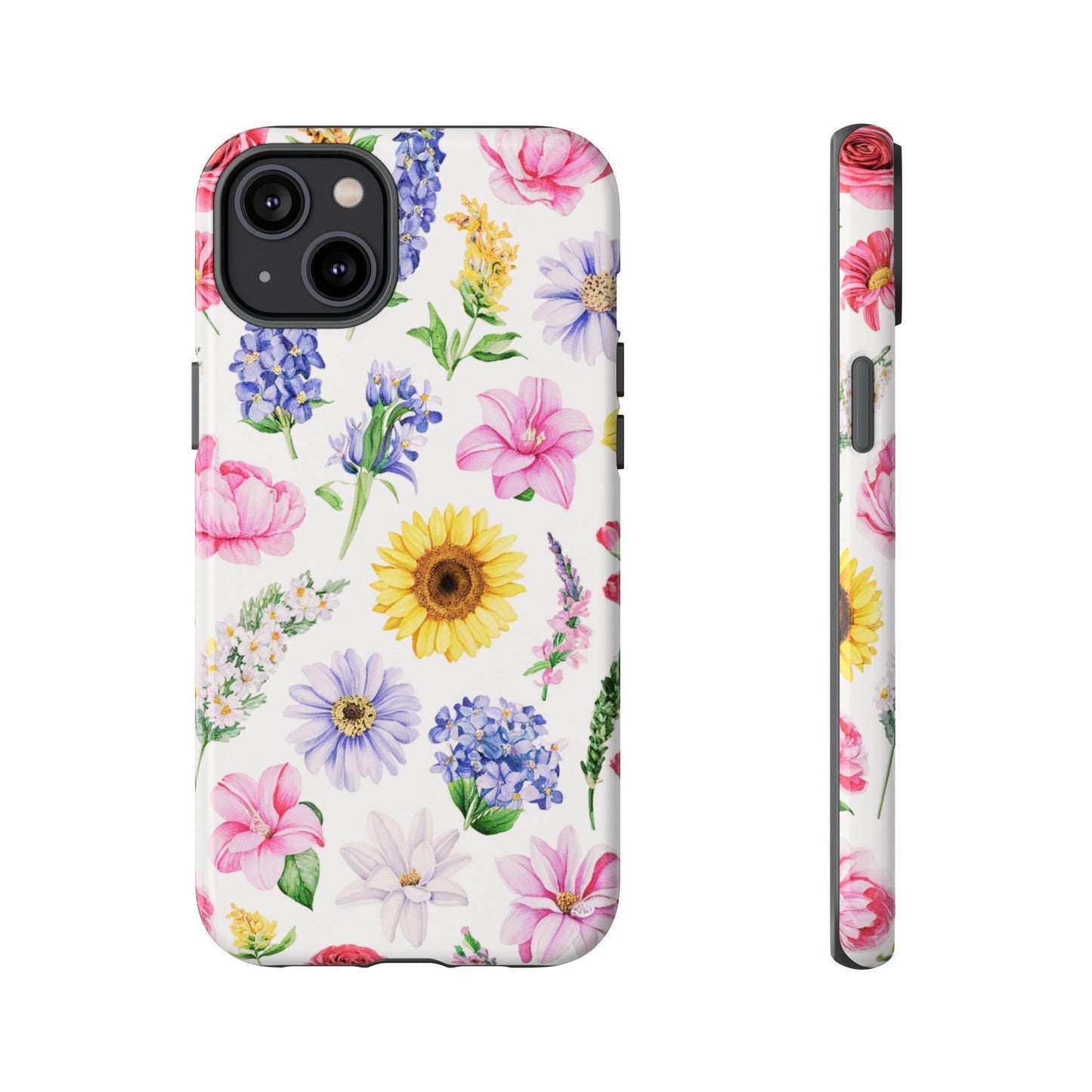 Tough Cellphone Case :" Eclectic Elegance Phone Case Collection" ( Floral patterns)