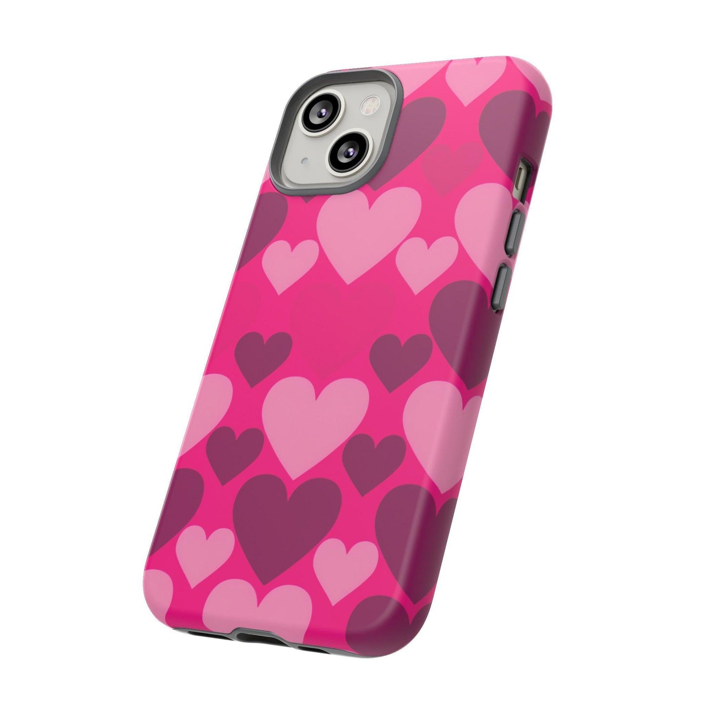 Tough Phone Case :" Eclectic Elegance Phone Case Collection" ( Hearts patterns)