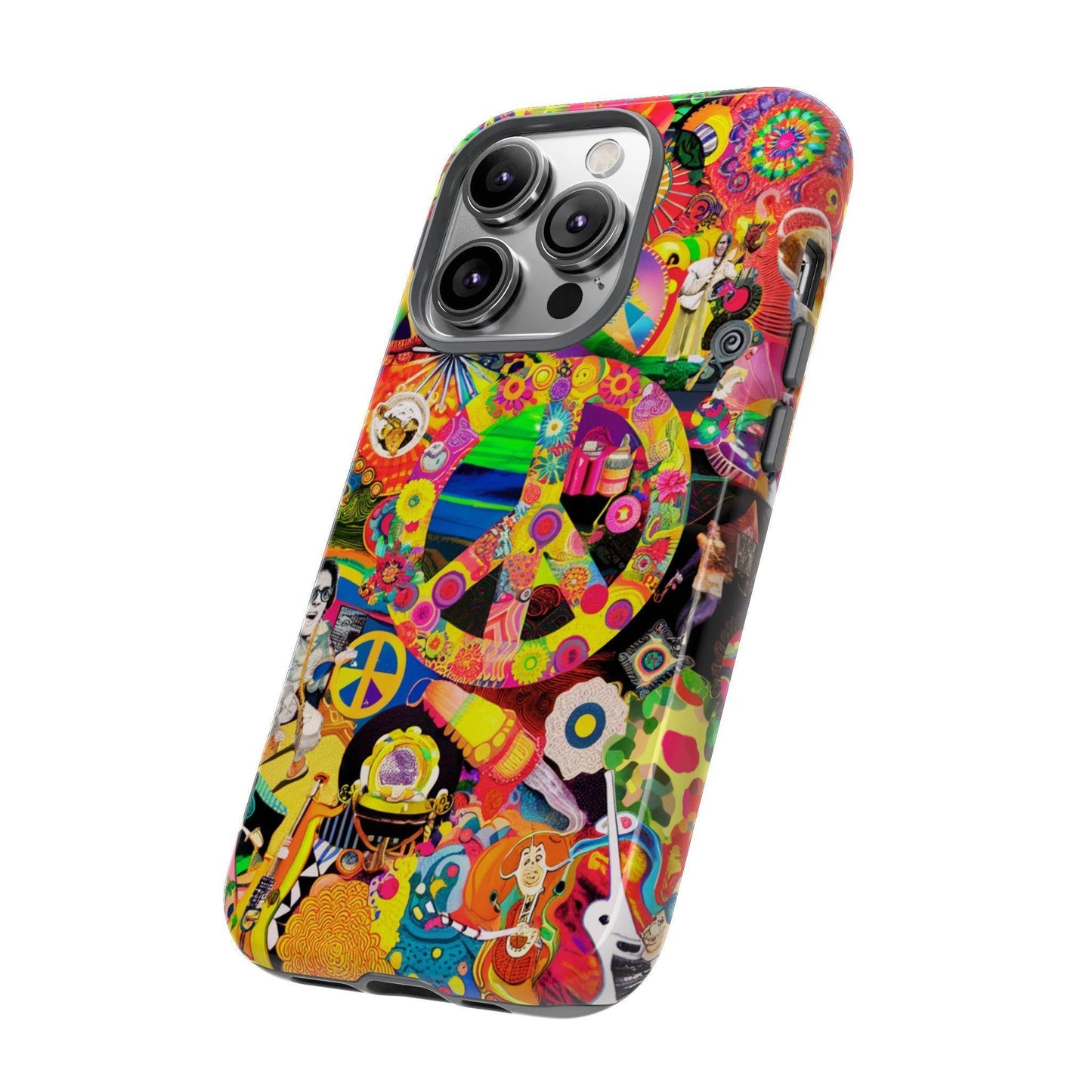 Tough Phone Case :" Eclectic Elegance Phone Case Collection" ( Hippie Style patterns)