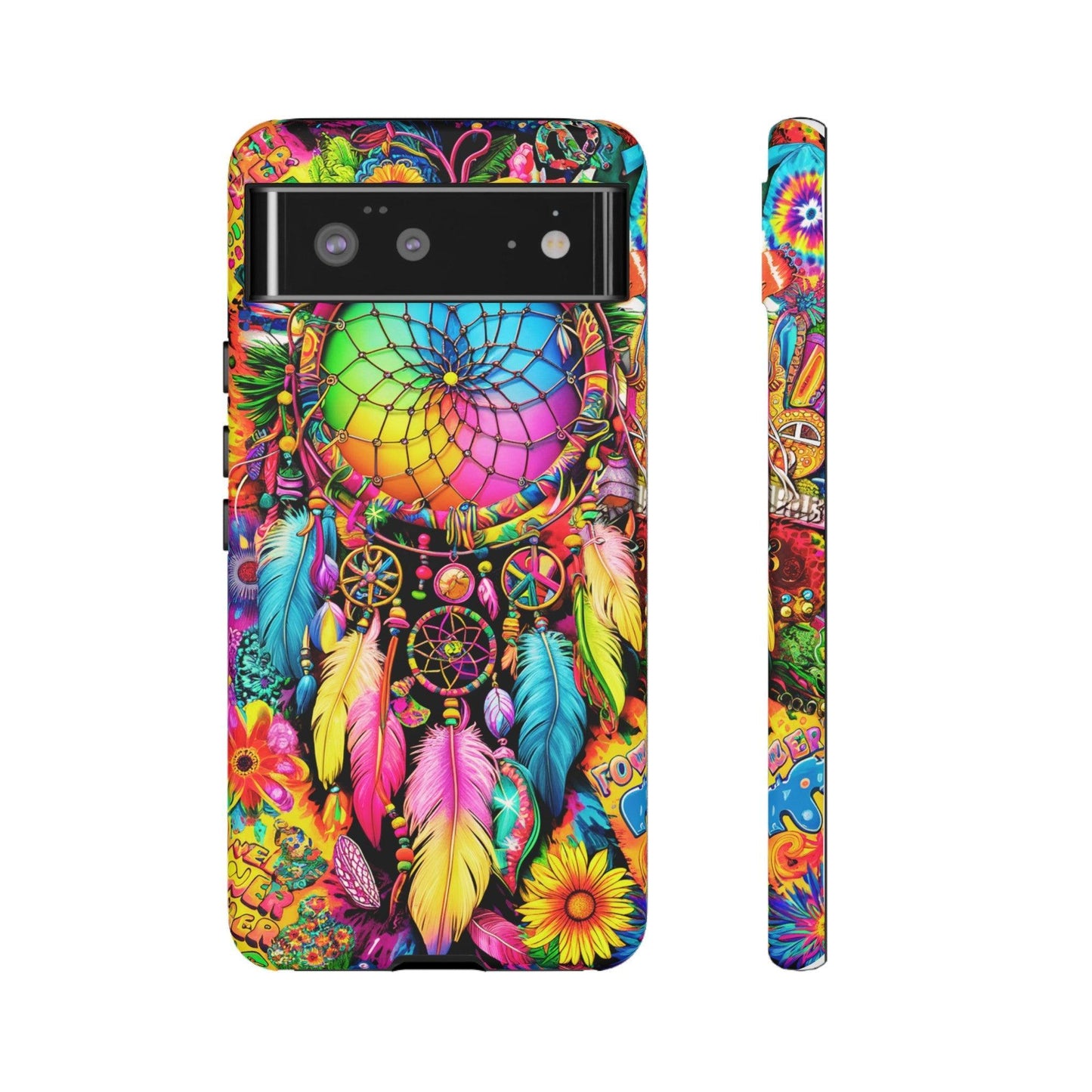 Tough Phone Case :" Eclectic Elegance Phone Case Collection" ( Hippie Style patterns)