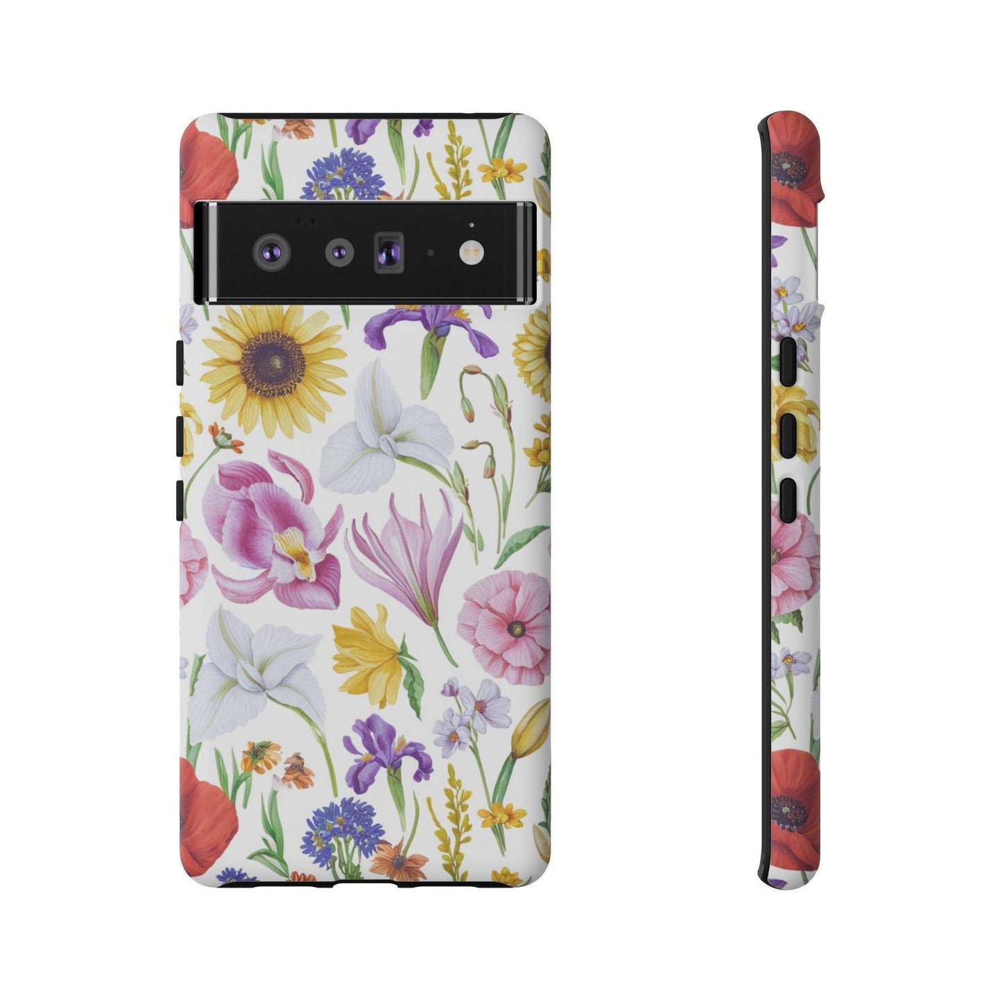 Tough Cellphone Case :" Eclectic Elegance Phone Case Collection" ( Floral patterns)