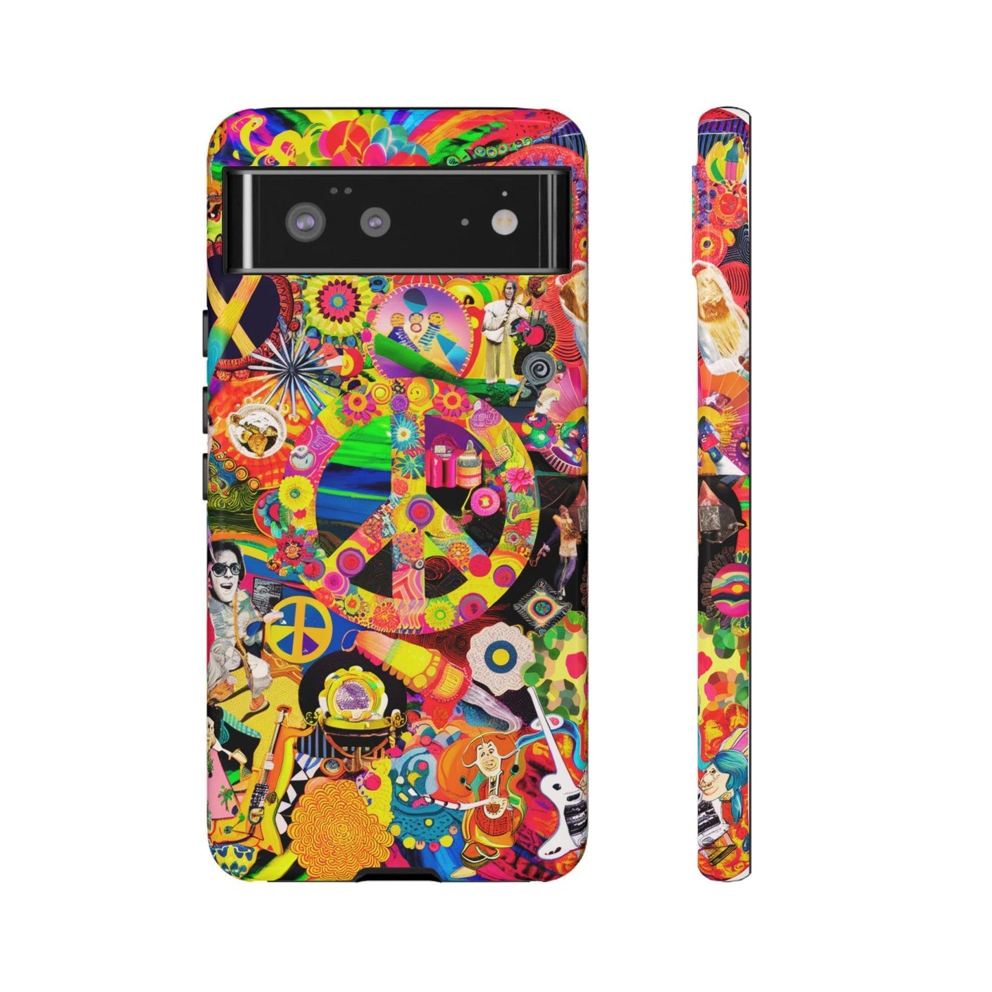 Tough Phone Case :" Eclectic Elegance Phone Case Collection" ( Hippie Style patterns)