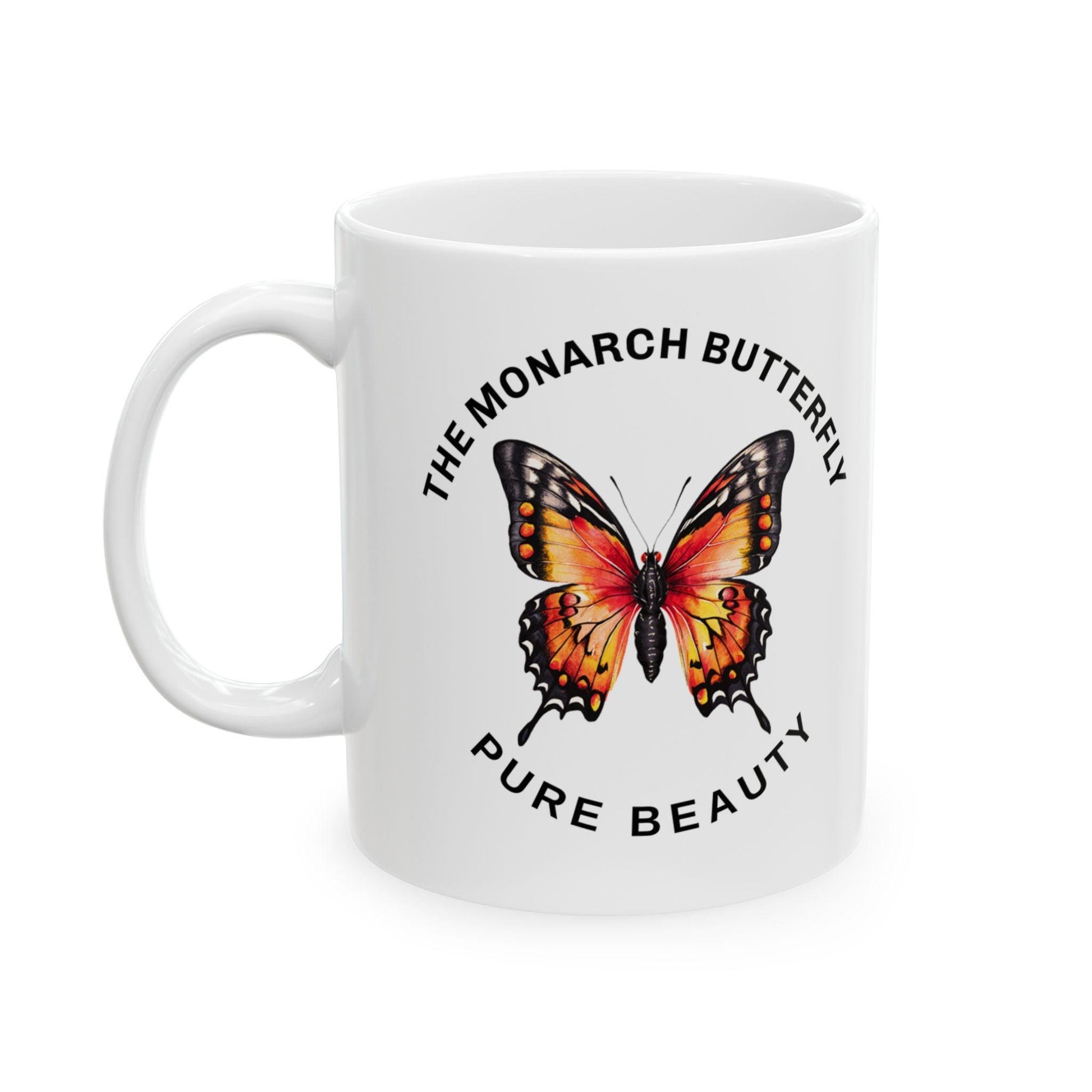 Monarch Butterfly Beauty Mug, (11oz, 15oz) - Cosmic Creations by Karen