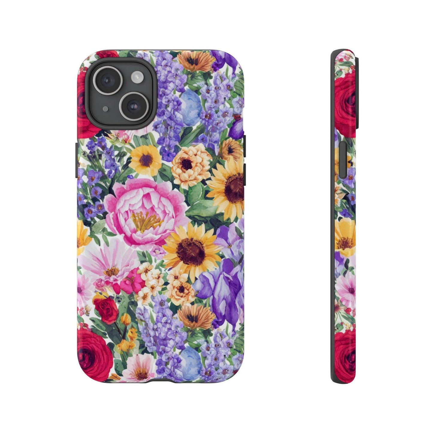 Tough Cellphone Case :" Eclectic Elegance Phone Case Collection" ( Floral patterns)