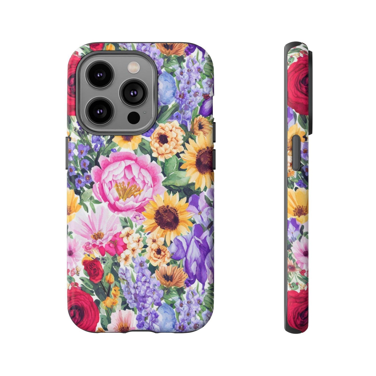 Tough Cellphone Case :" Eclectic Elegance Phone Case Collection" ( Floral patterns)