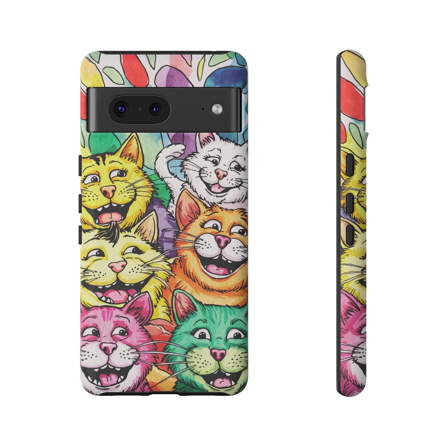 Cat Lovers Collection Tough Cellphone Case - Cosmic Creations by Karen