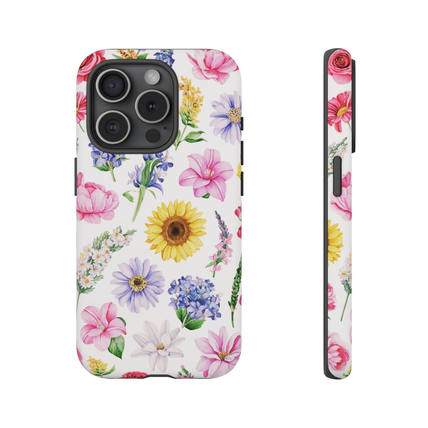 Tough Cellphone Case :" Eclectic Elegance Phone Case Collection" ( Floral patterns)