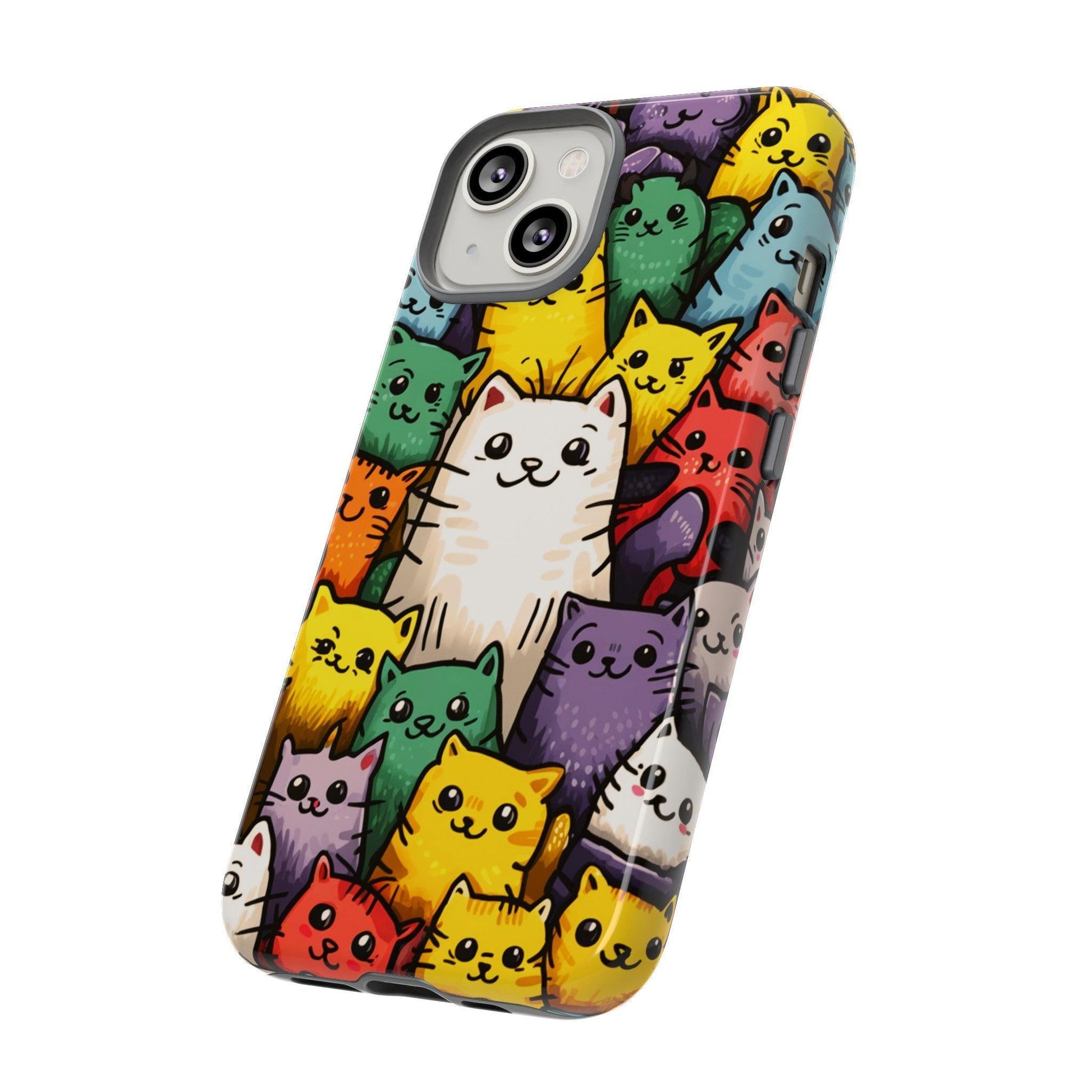 Cat Lovers Collection Tough Cellphone Case - Cosmic Creations by Karen