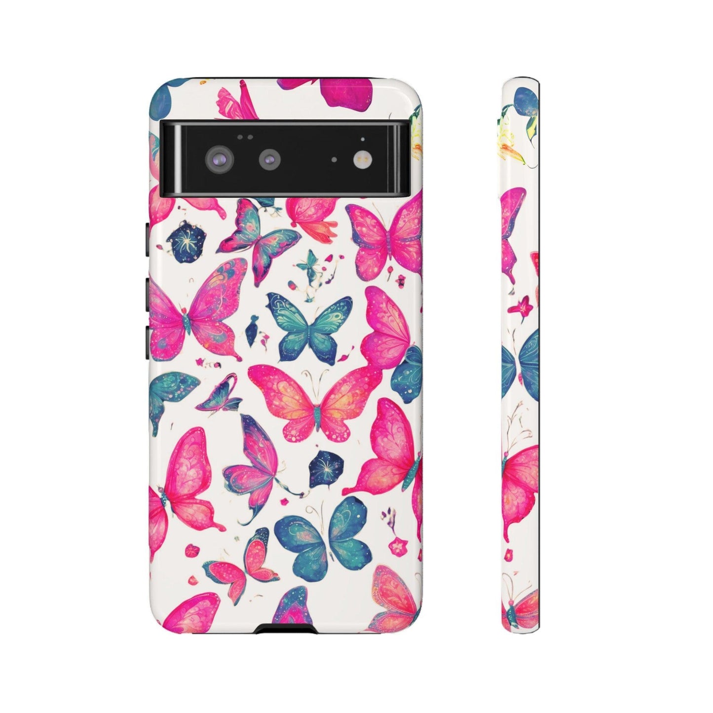 Tough Cellphone Case :" Eclectic Elegance Phone Case Collection" ( Hearts patterns)