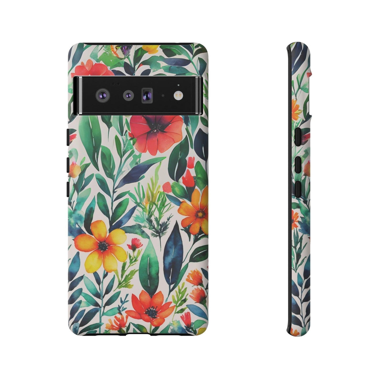 Tough Cellphone Case :" Eclectic Elegance Phone Case Collection" ( Floral patterns)