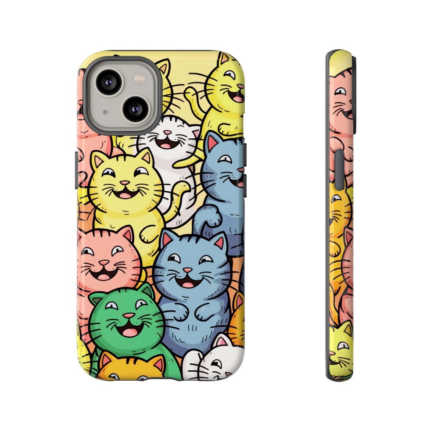 Cat Lovers Collection Tough Cellphone Case - Cosmic Creations by Karen