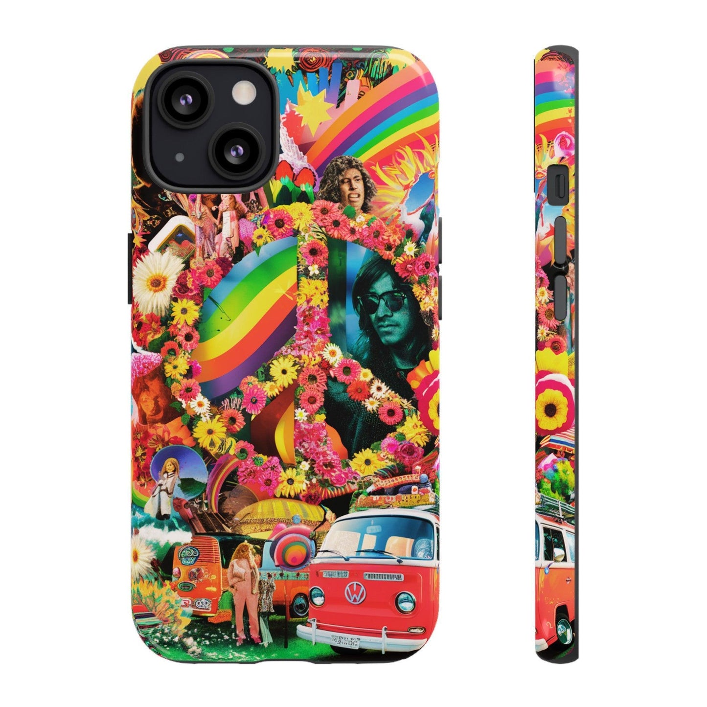 Tough Phone Case :" Eclectic Elegance Phone Case Collection" ( Hippie Style patterns)