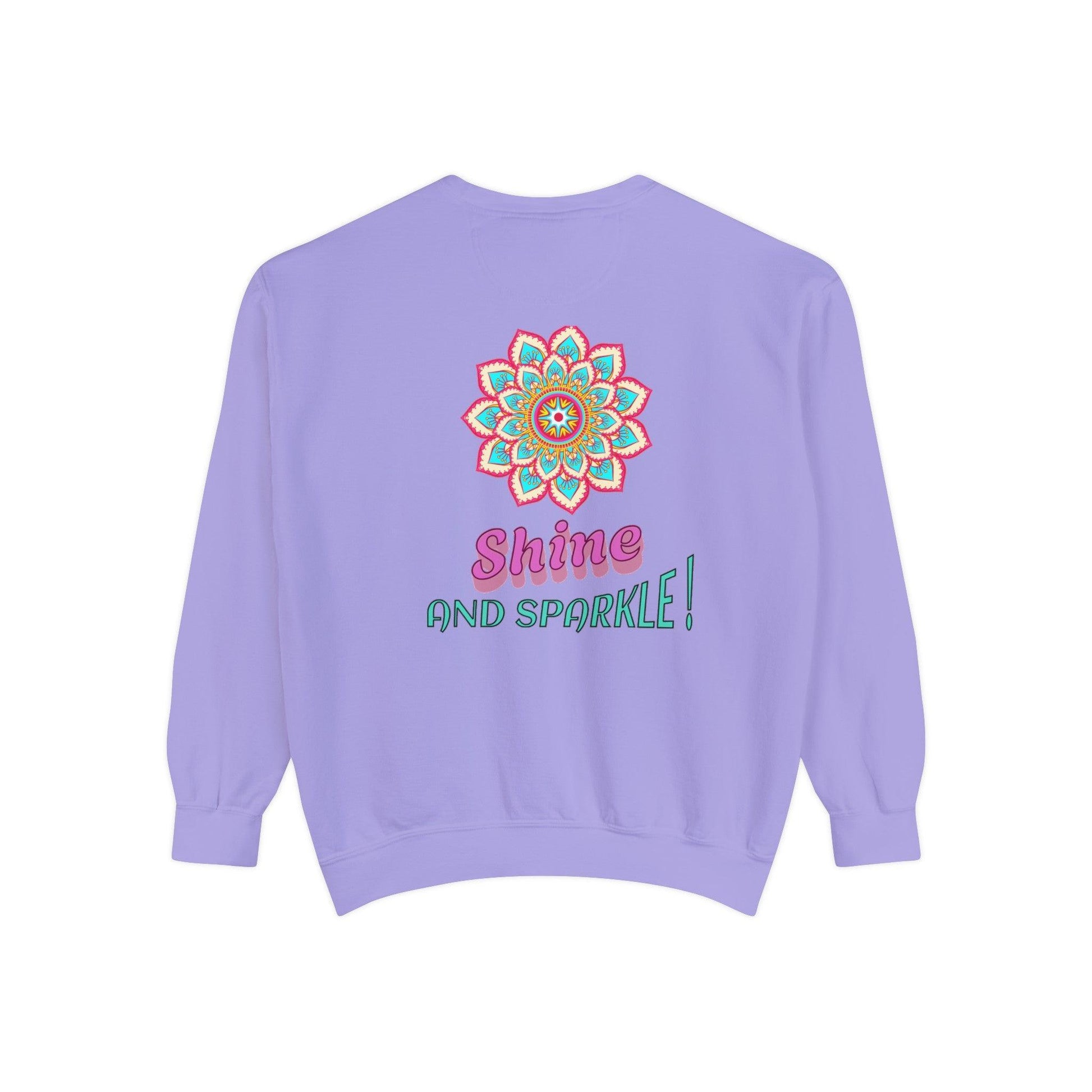 GlowWarm Garment-Dyed Sweatshirt Perfect for lounging, outdoor activities, or as a heartfelt gift for loved ones. - Cosmic Creations by Karen