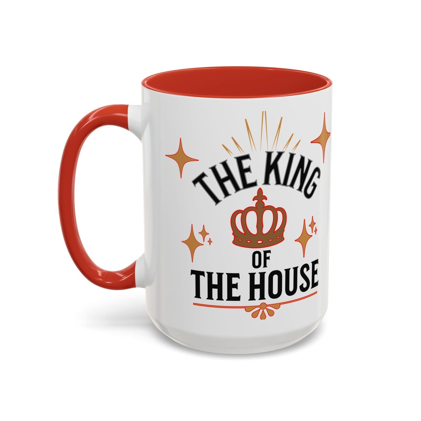 Royal Accent Coffee Mug   (11, 15oz)  " Dad, The King of the House Collection"