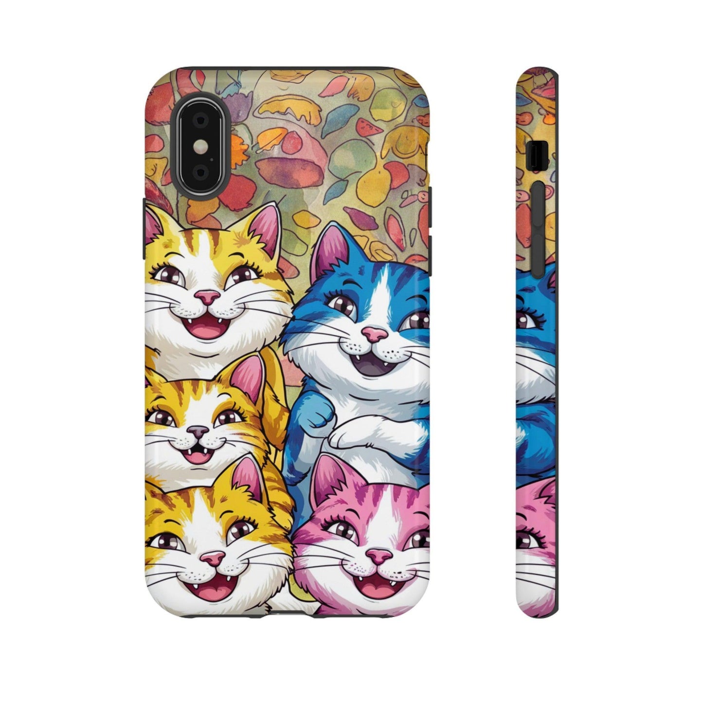 Cat Lovers Collection Tough Cellphone Case - Cosmic Creations by Karen