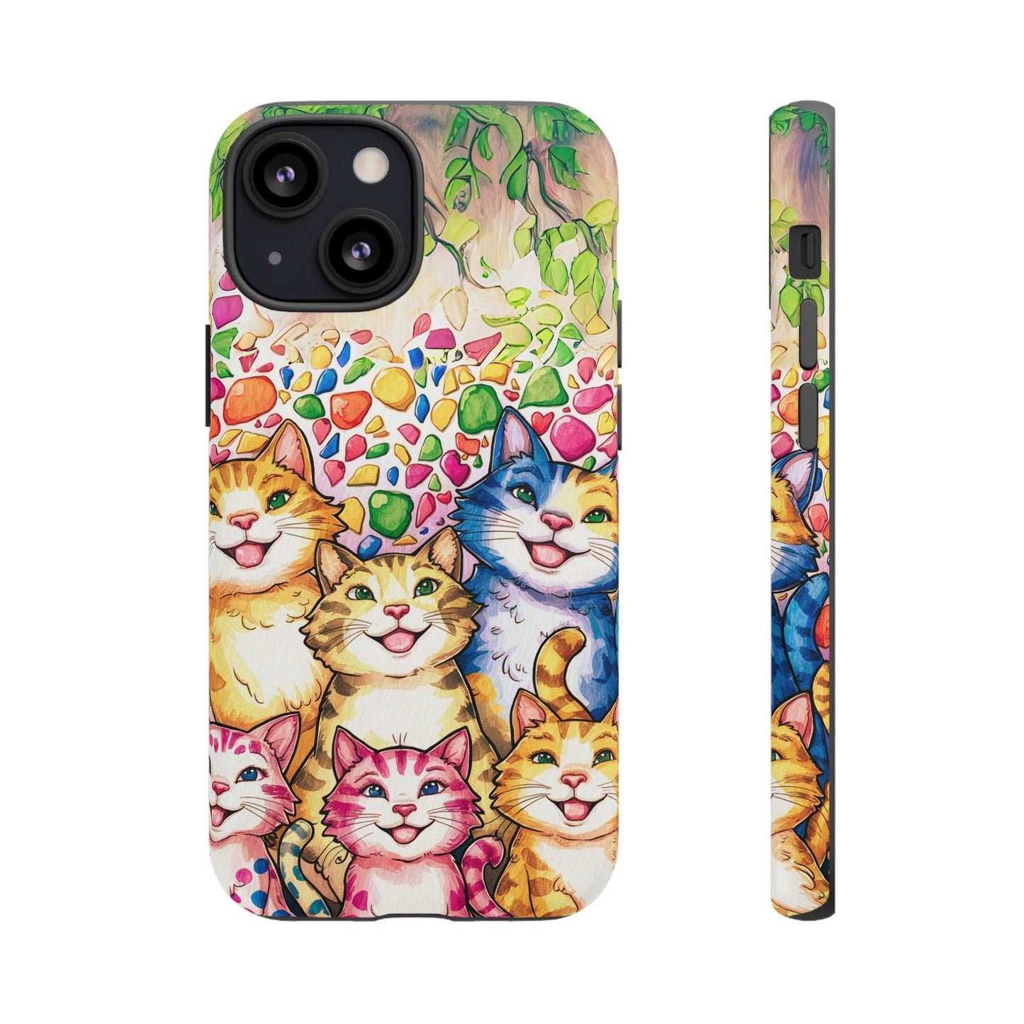 Cat Lovers Collection Tough Cellphone Case - Cosmic Creations by Karen