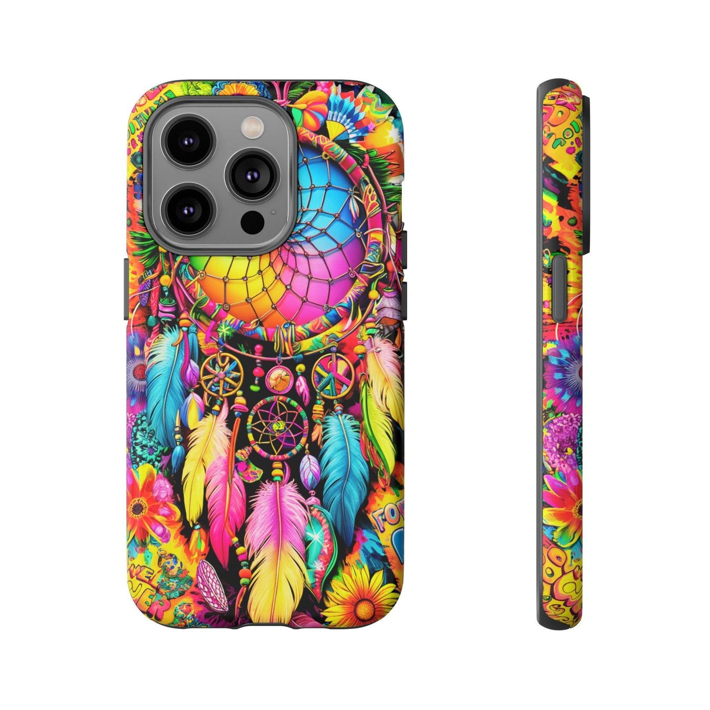 Tough Phone Case :" Eclectic Elegance Phone Case Collection" ( Hippie Style patterns)