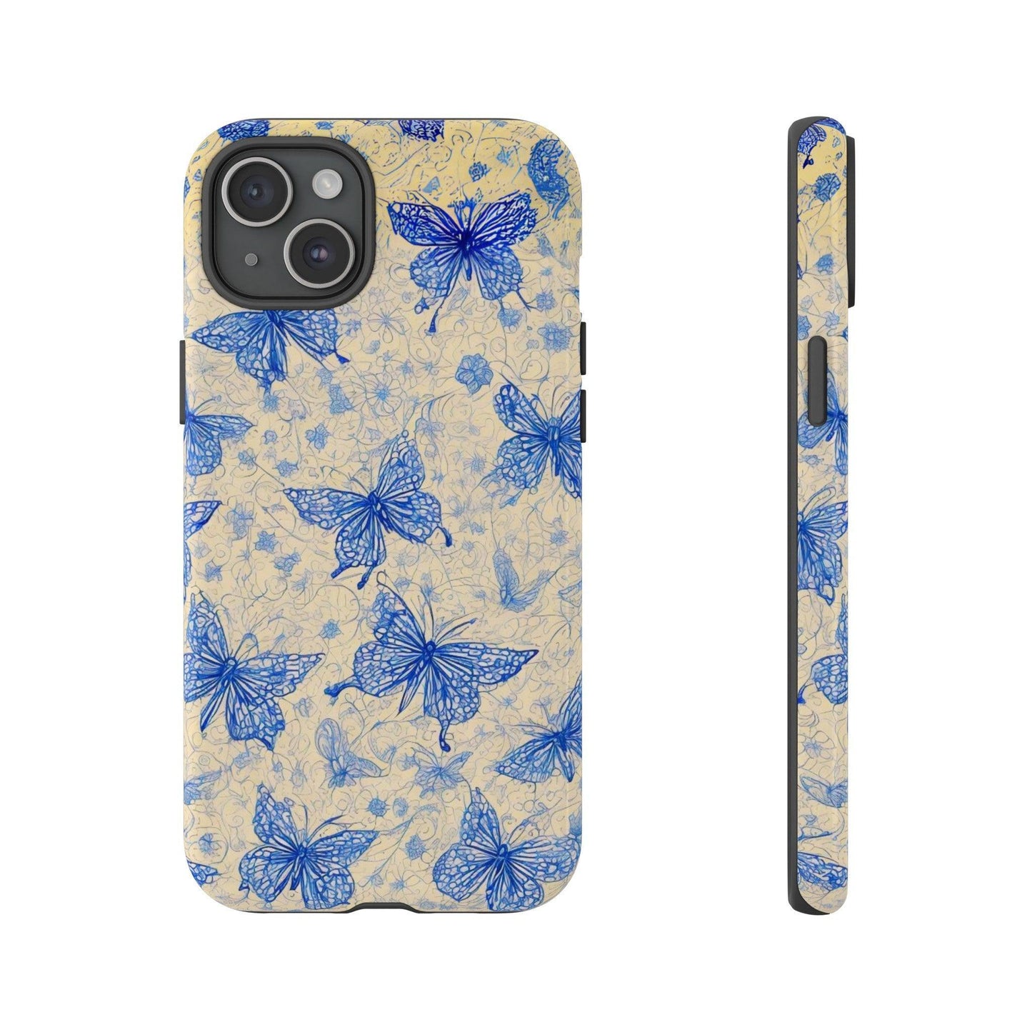 Tough Cellphone Case :" Eclectic Elegance Phone Case Collection" ( Butterflies patterns)