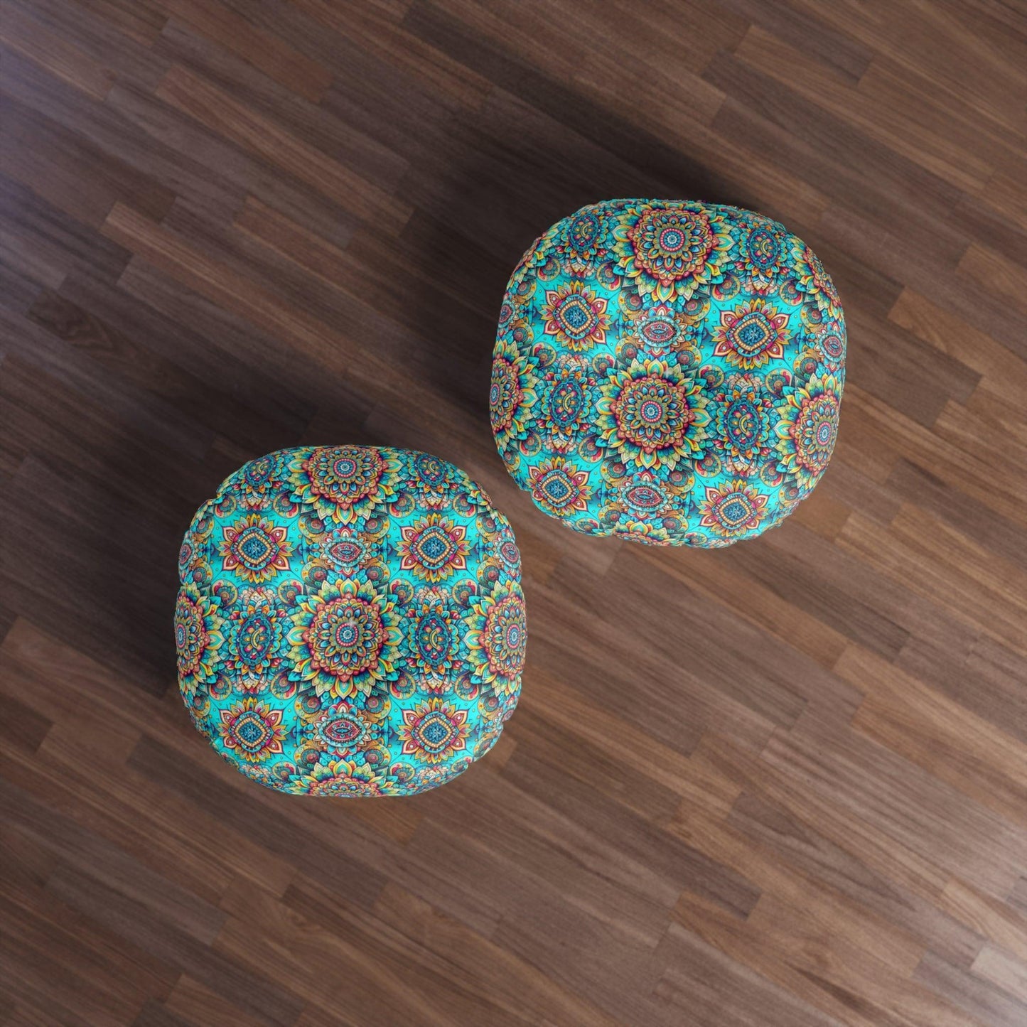 Yoga  Floor  Round Pillow | "Yoga Serenity Collection"