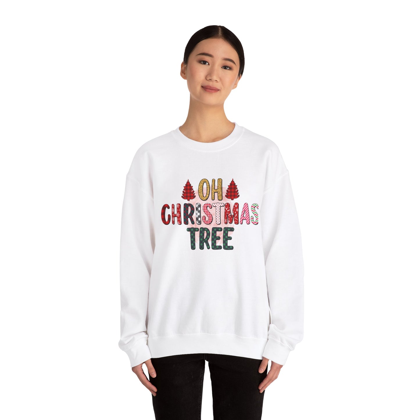 Christmas Tree Design  Unisex Crewneck Sweatshirt