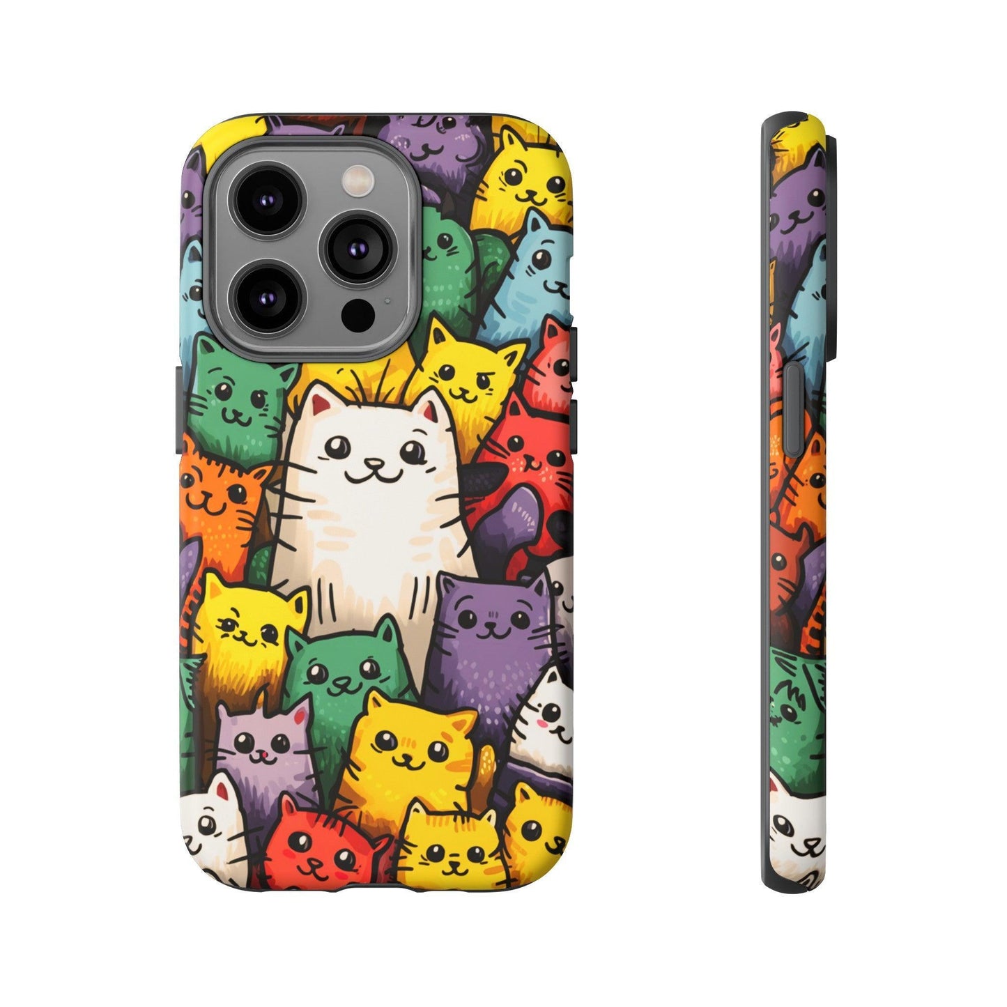 Cat Lovers Collection Tough Cellphone Case - Cosmic Creations by Karen