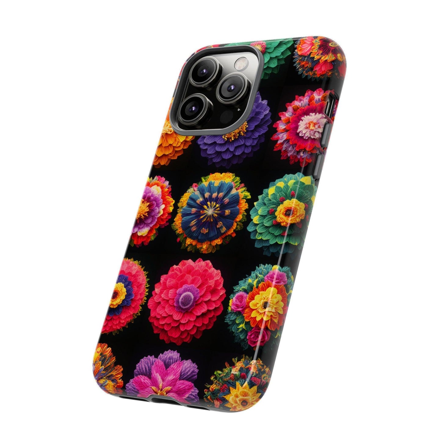 Tough Cellphone Case :" Eclectic Elegance Phone Case Collection" ( Floral patterns)