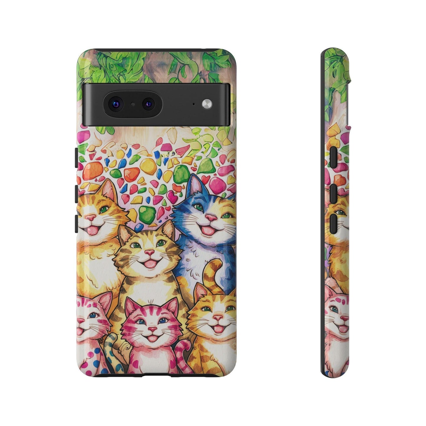 Cat Lovers Collection Tough Cellphone Case - Cosmic Creations by Karen