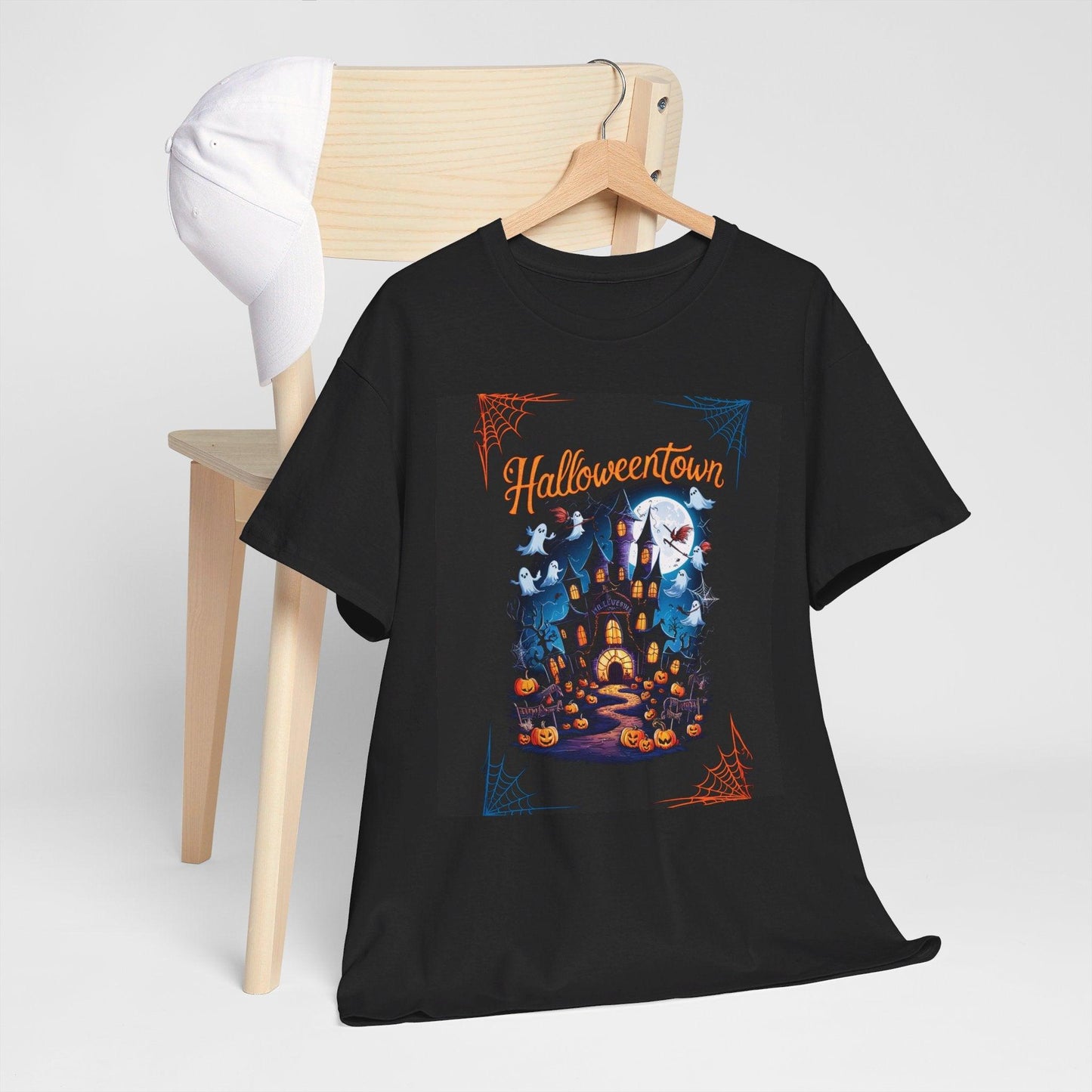 Halloween Town Cotton Tee - Cosmic Creations by Karen