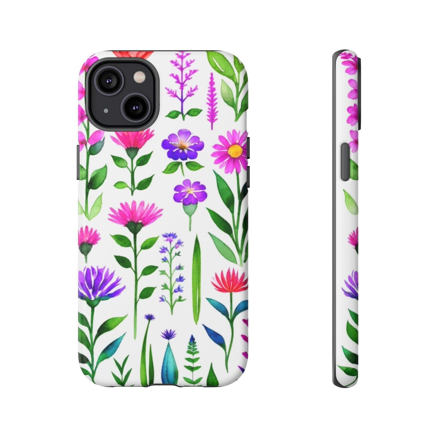 Tough Phone Case :" Eclectic Elegance Phone Case Collection" ( Floral pattern)