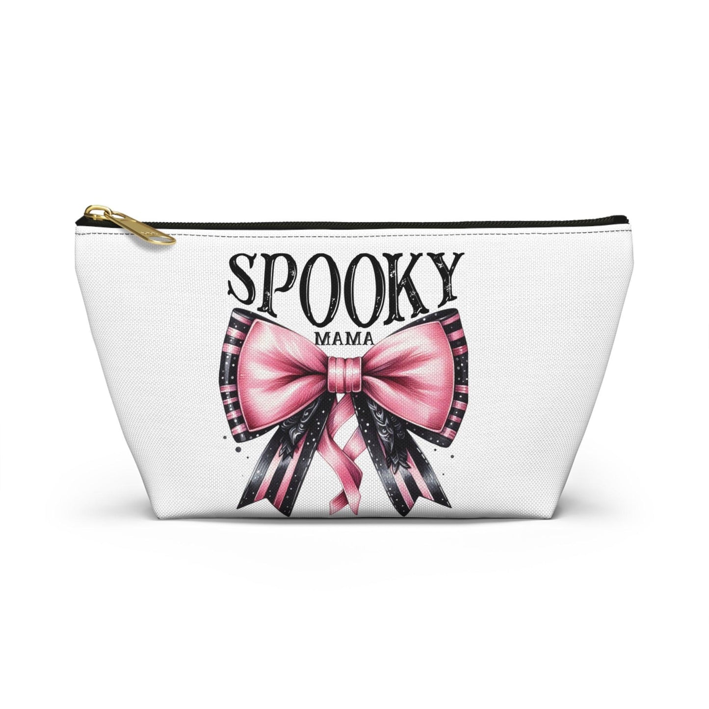 Accessory Pouch w T-bottom Coquette Style - "Spooky Mama" | Perfect gift for Halloween