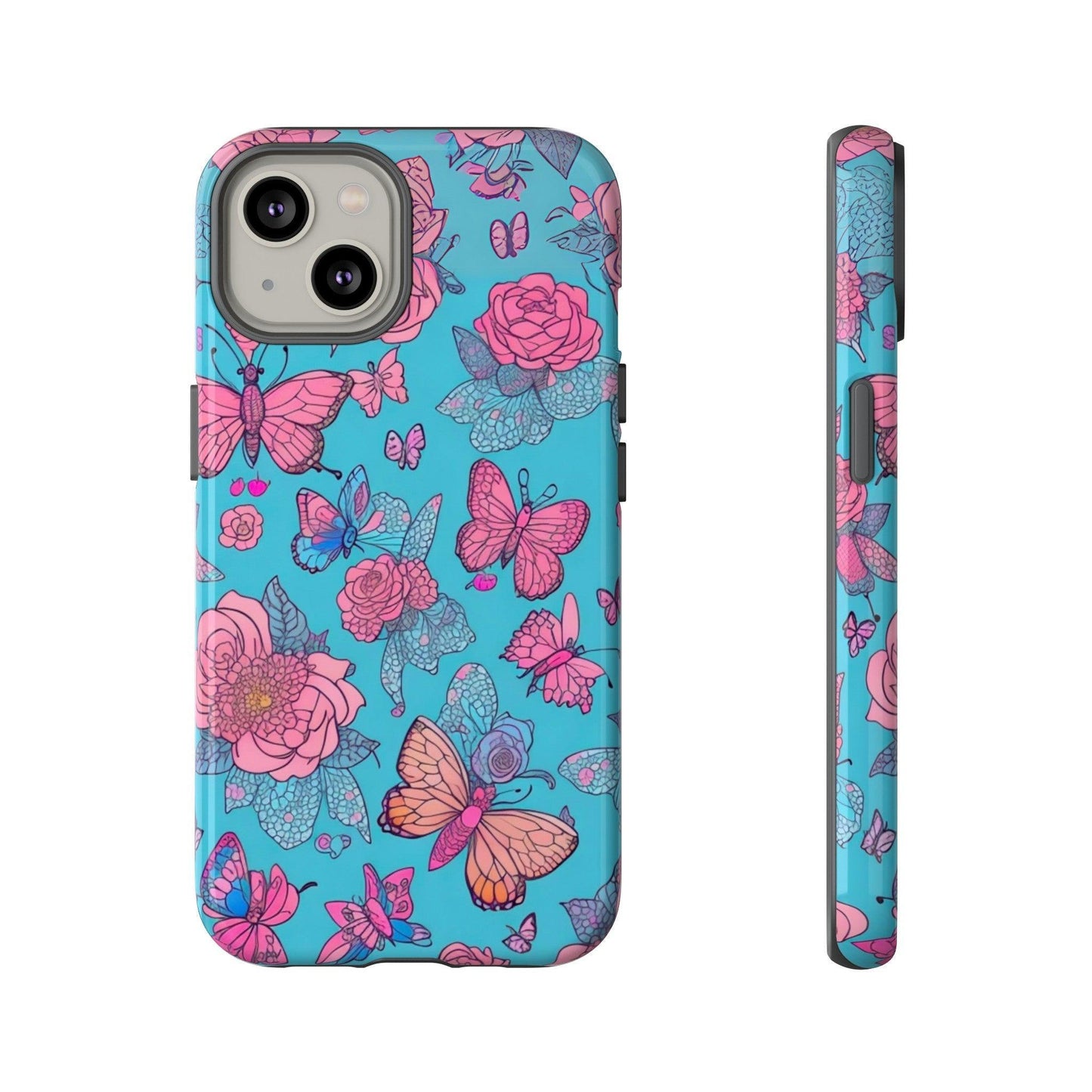 Tough Cellphone Case :" Eclectic Elegance Phone Case Collection" ( Floral patterns)