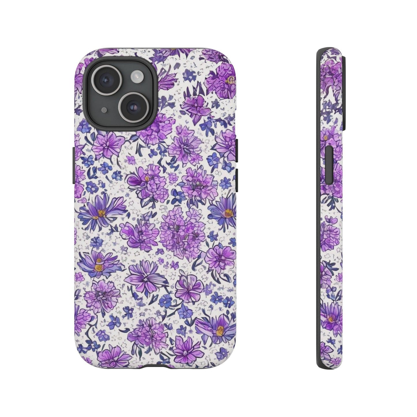 Tough Cellphone Case :" Eclectic Elegance Phone Case Collection" ( Floral patterns)