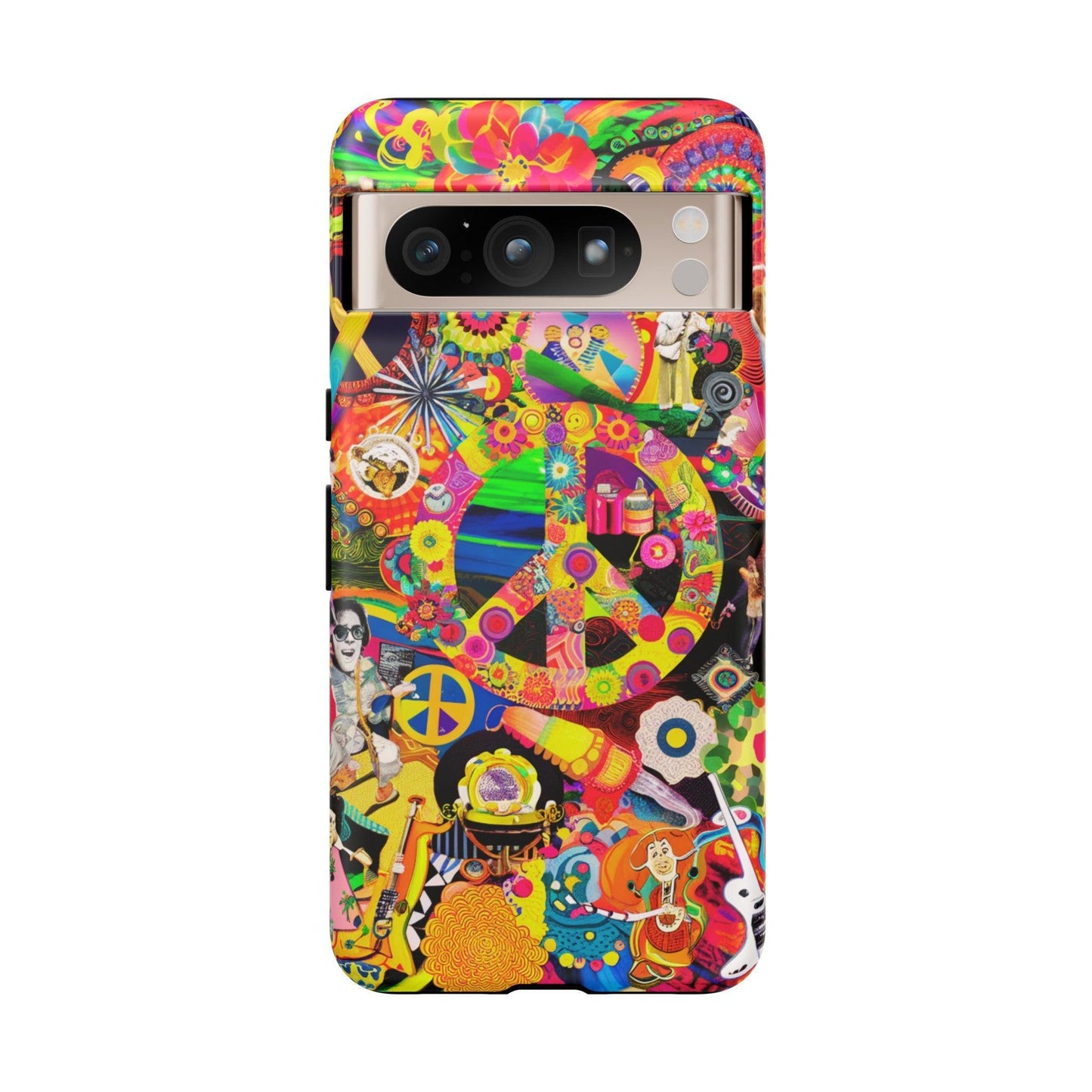 Tough Phone Case :" Eclectic Elegance Phone Case Collection" ( Hippie Style patterns)