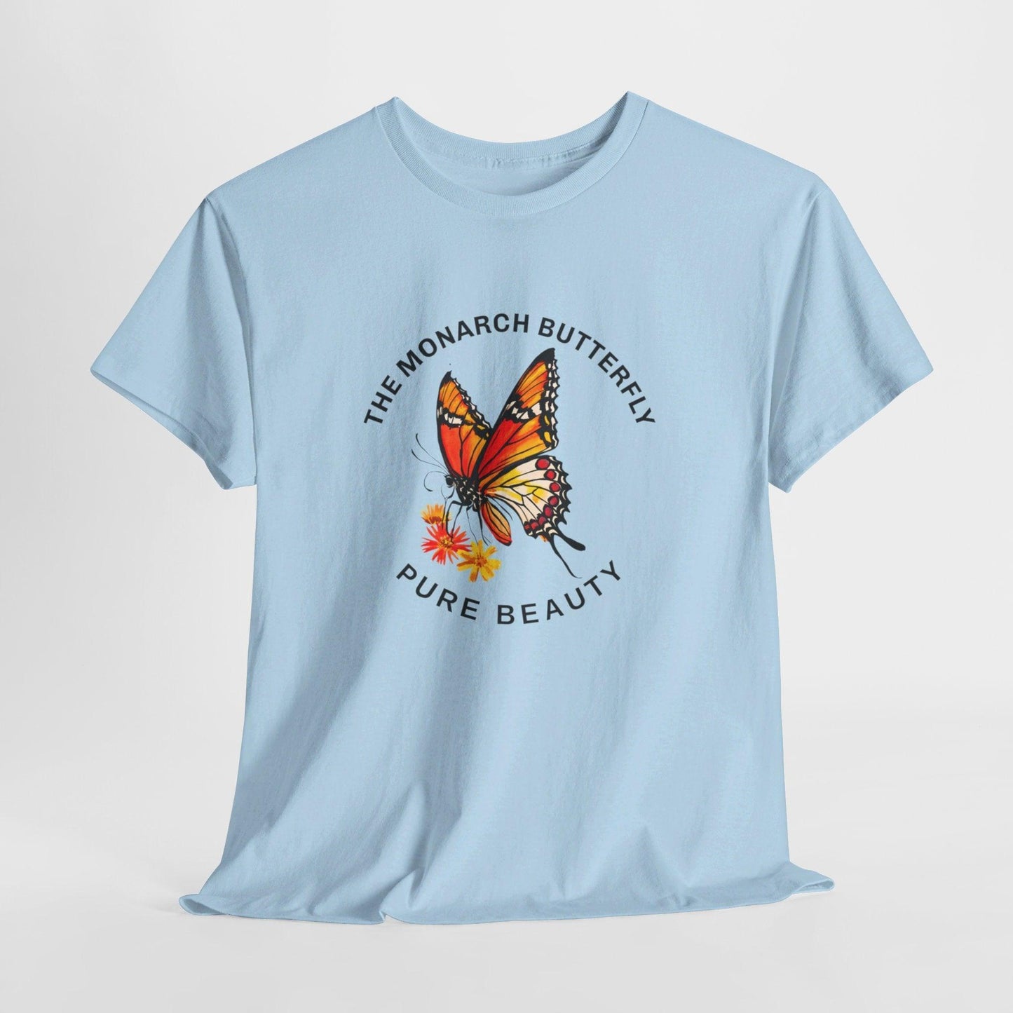 Camiseta unisex de algodón pesado: "La colección Mariposa Monarca"