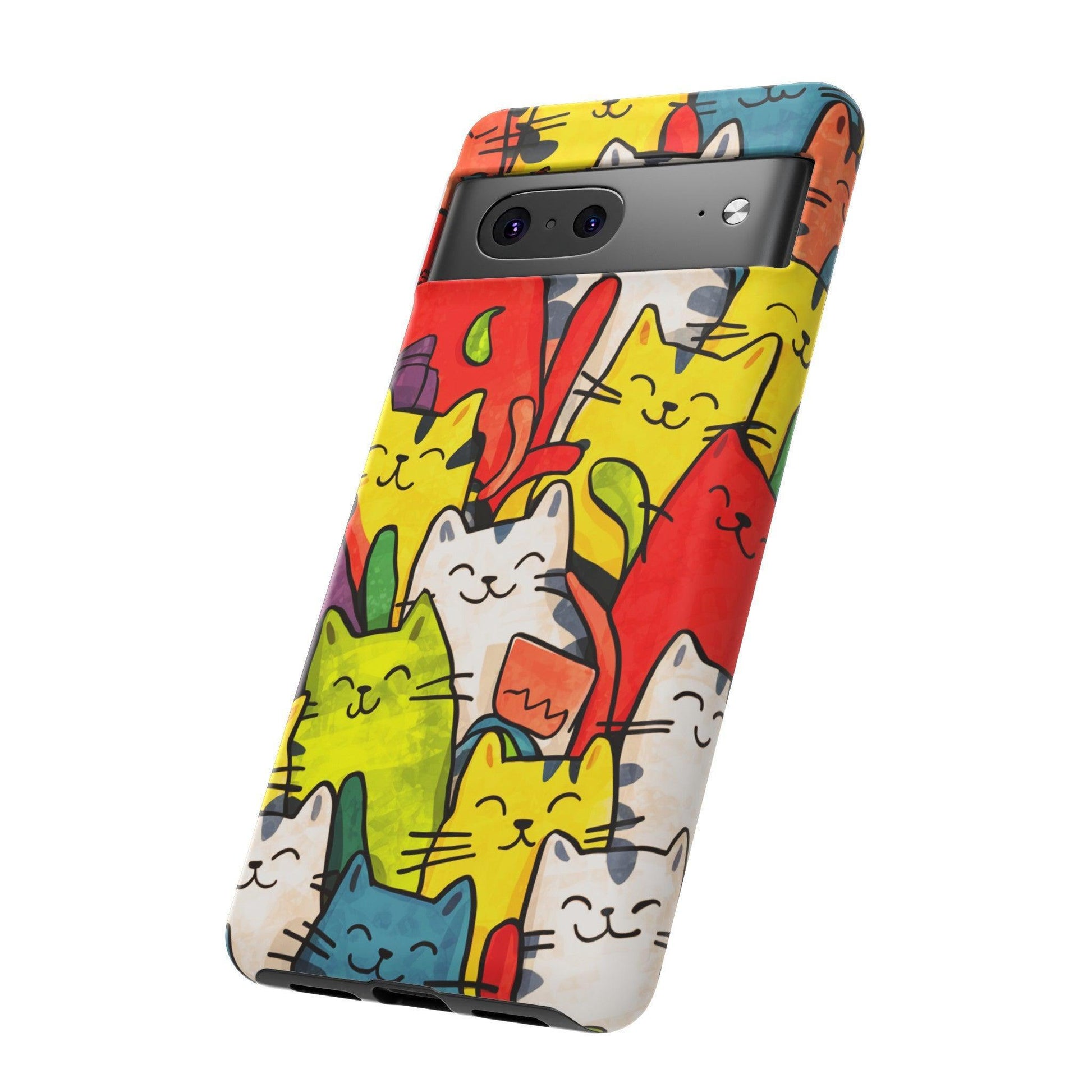 Cat Lovers Collection Tough Cellphone Case - Cosmic Creations by Karen