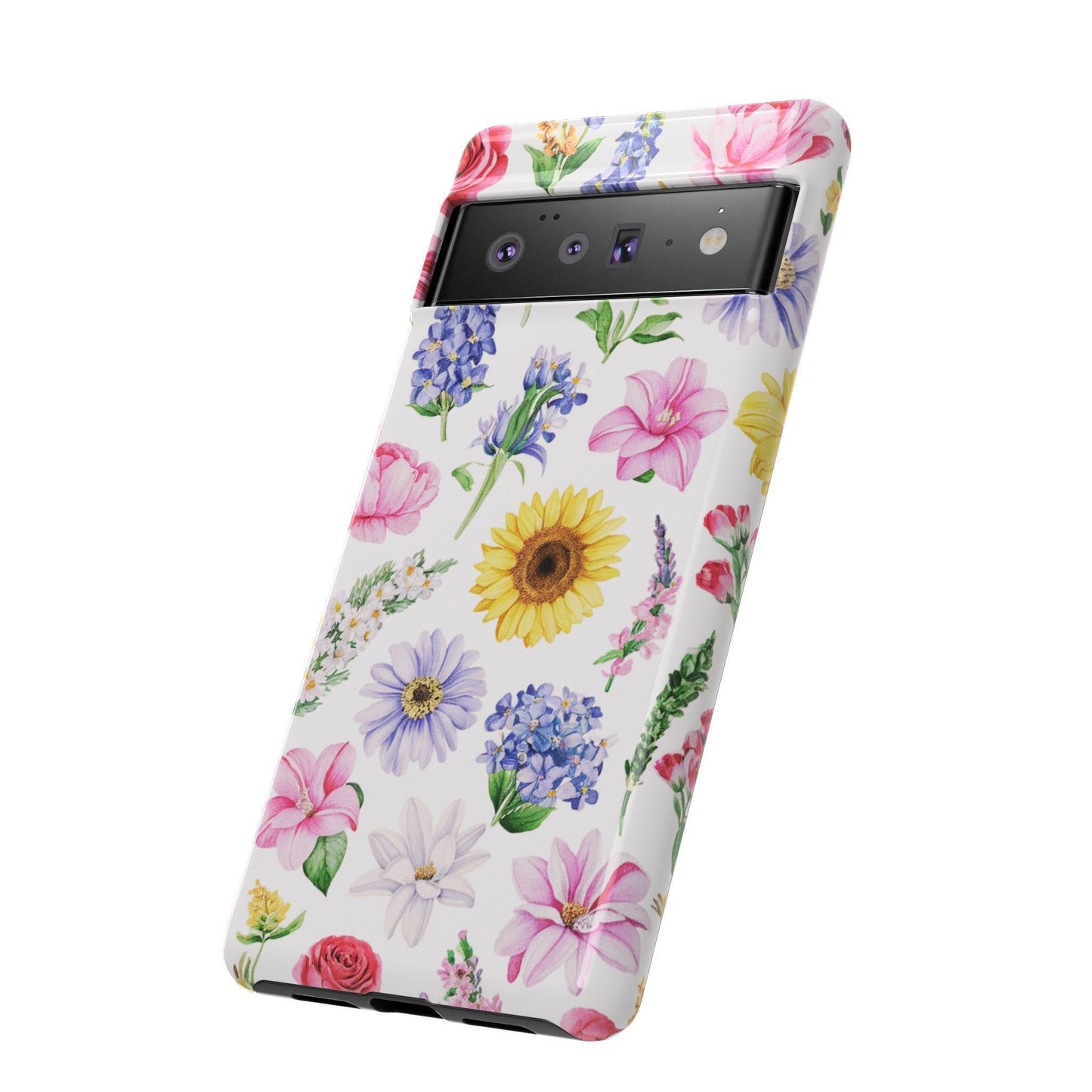 Tough Cellphone Case :" Eclectic Elegance Phone Case Collection" ( Floral patterns)