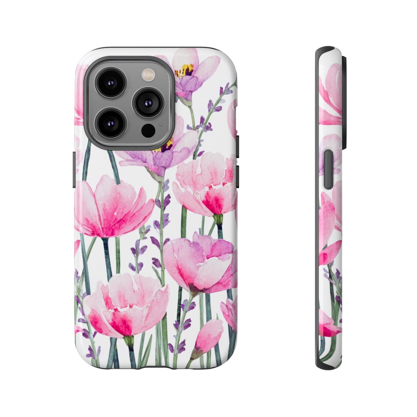 Tough Cellphone Case :" Eclectic Elegance Phone Case Collection" ( Floral patterns)