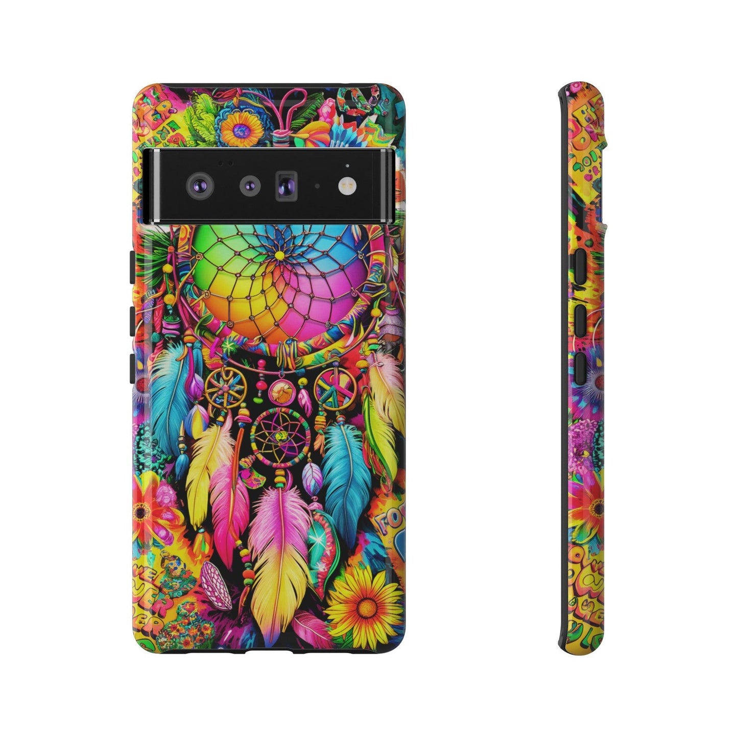 Tough Phone Case :" Eclectic Elegance Phone Case Collection" ( Hippie Style patterns)